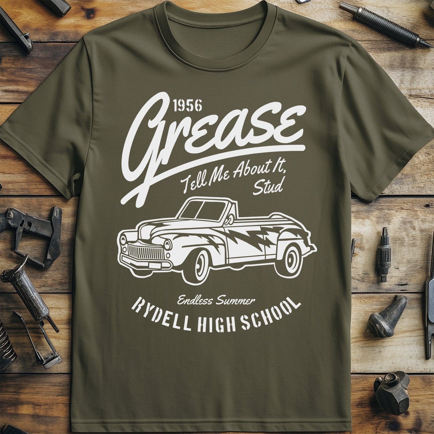Grease Rydell High Car t-shirt