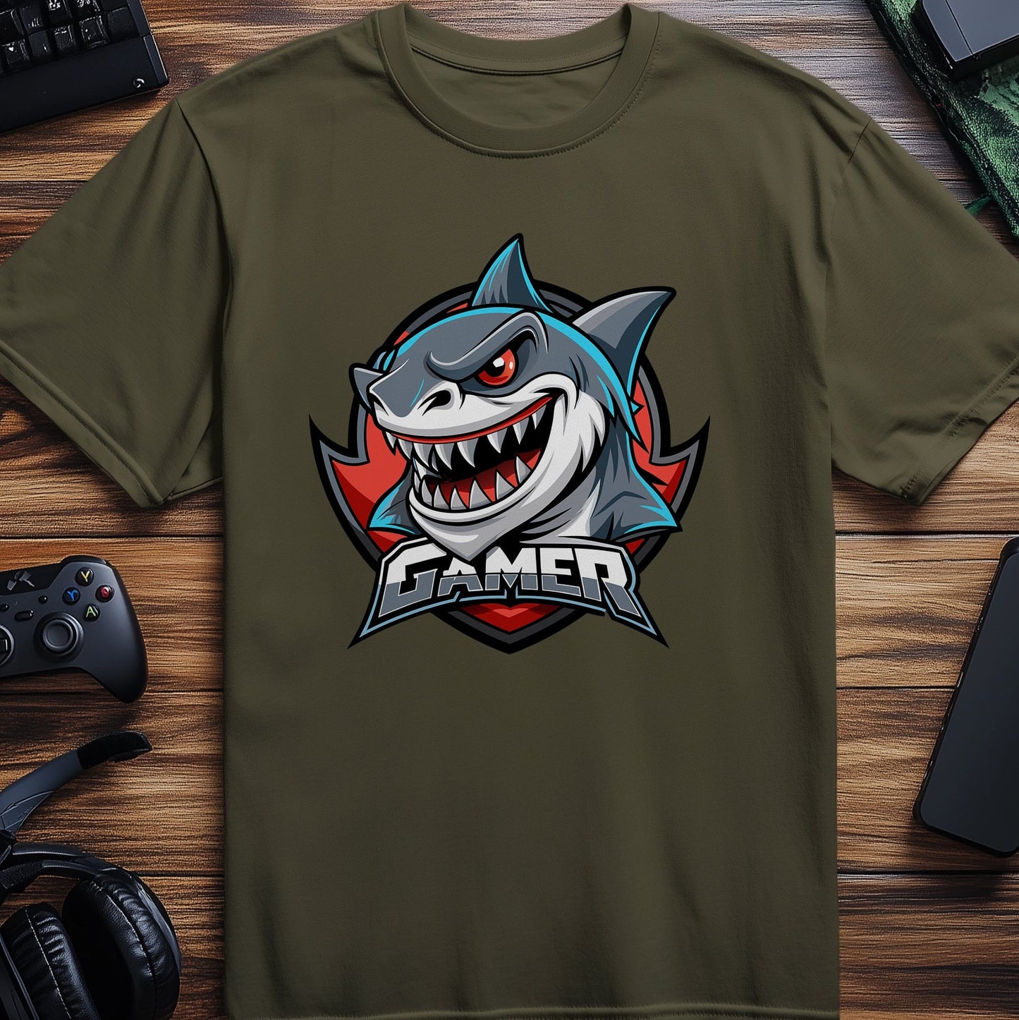 Gamer19 Shark Attack T-Shirt