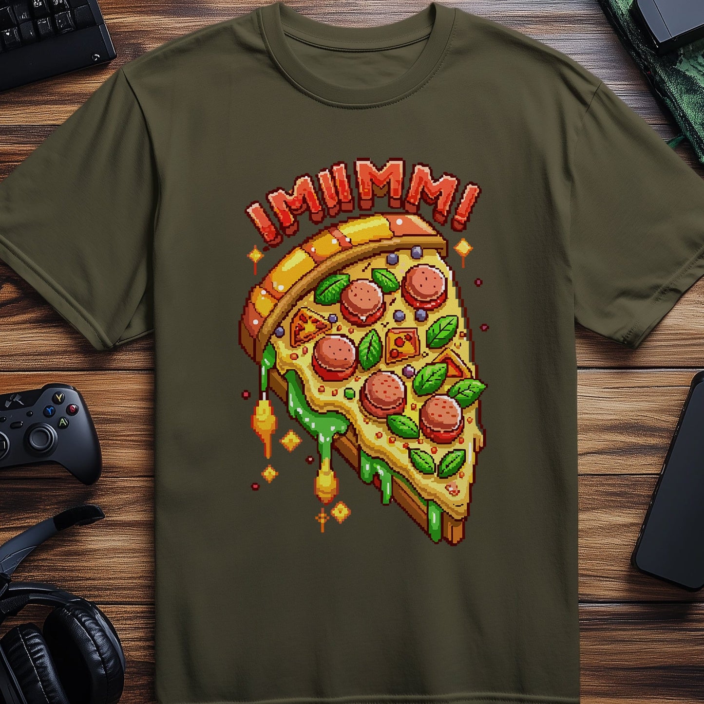 Pixel 67 Pizza T-shirt