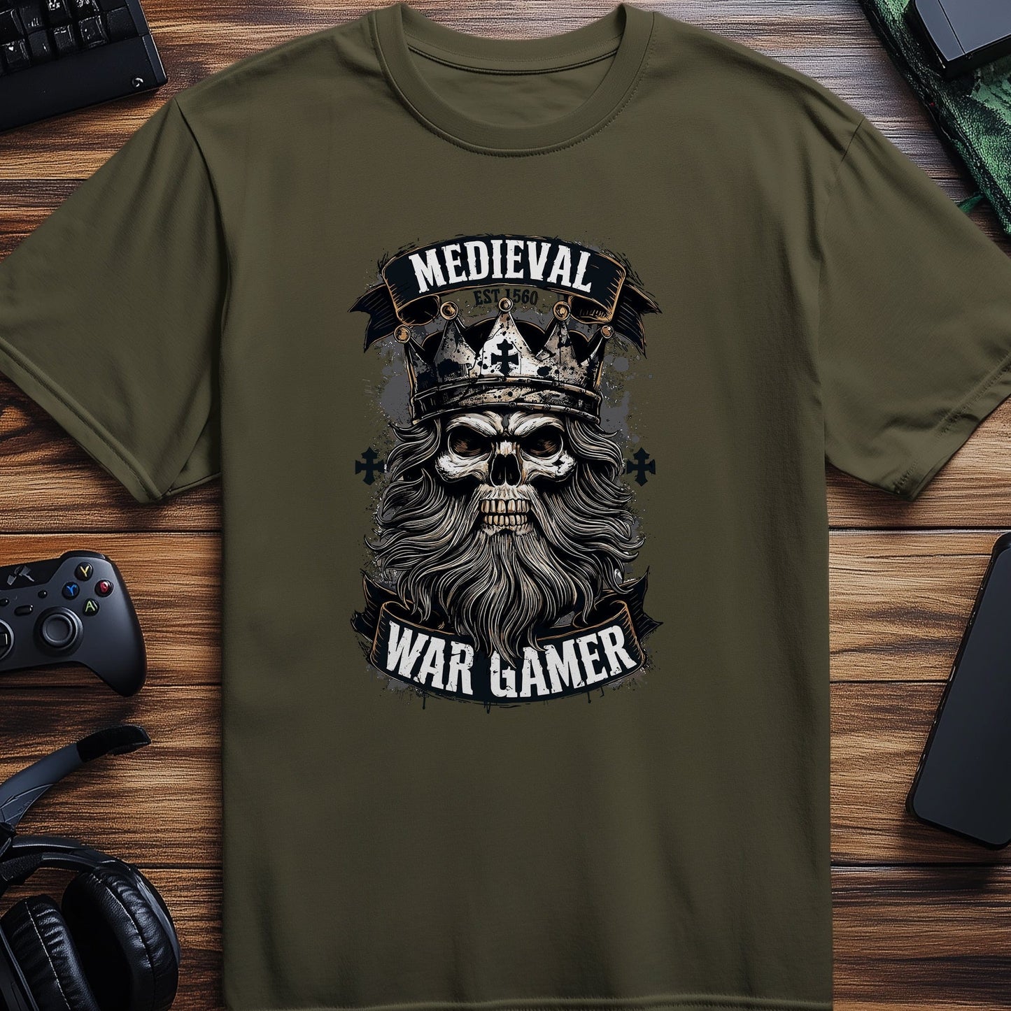 Gamer9 Medieval war gamer -shirt