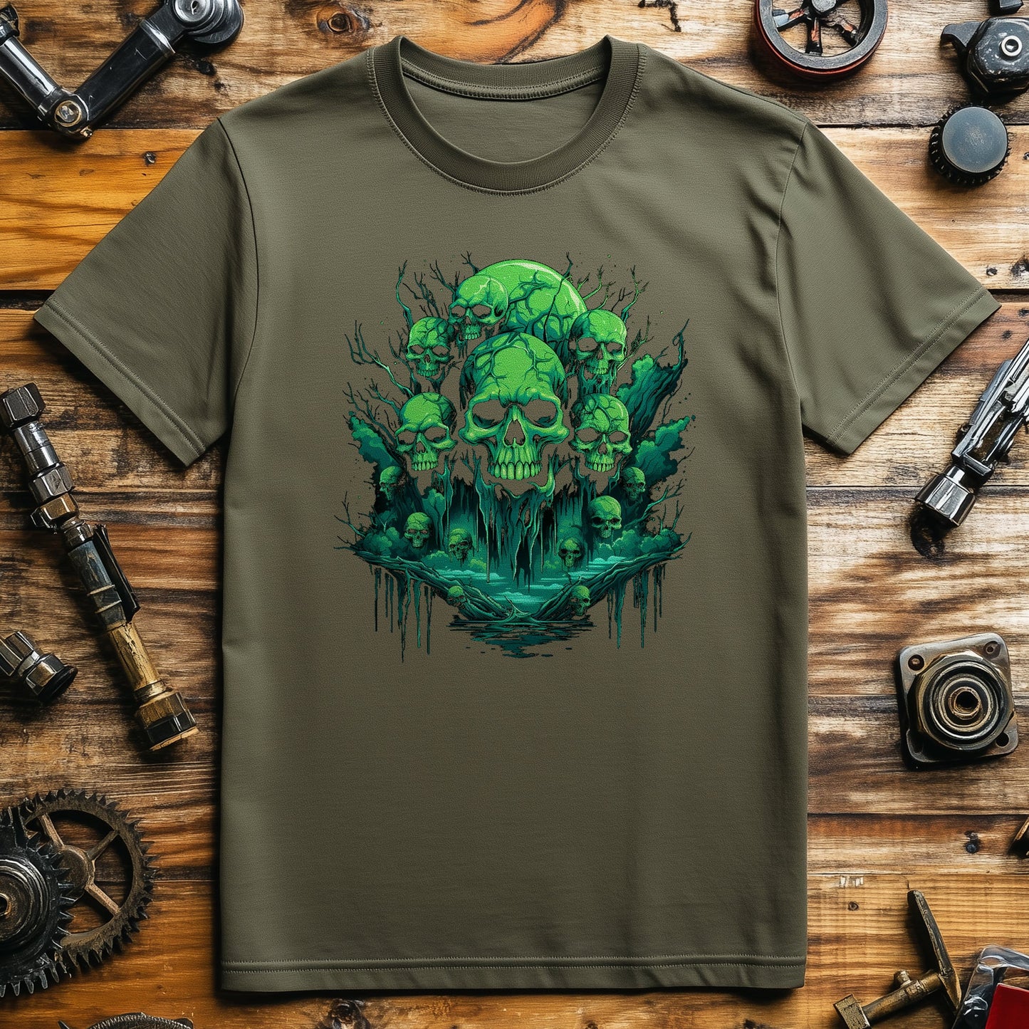 Necro-Skull-1 T-Shirt: Dive into