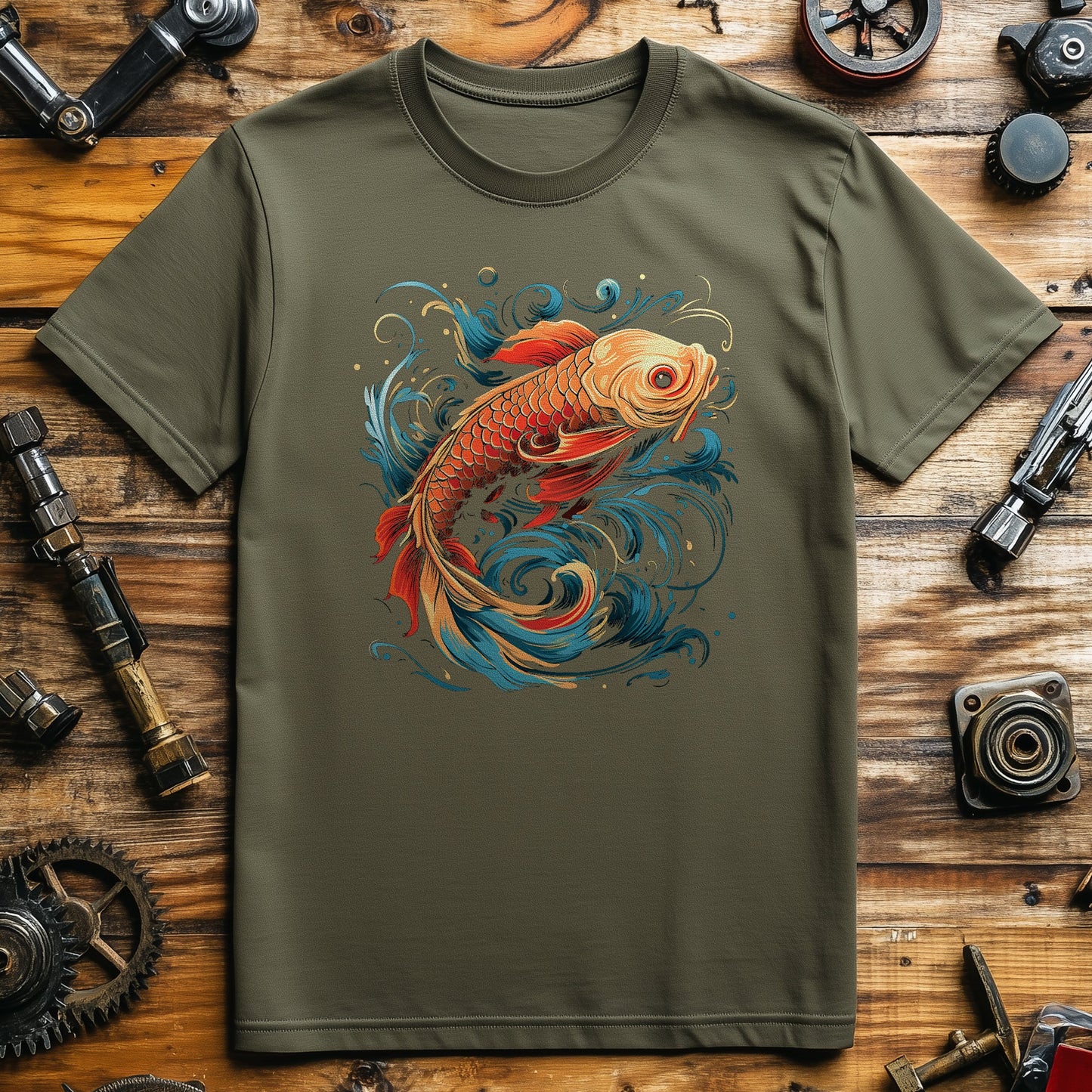 Koi Fish 3 T-Shirt - Swim with