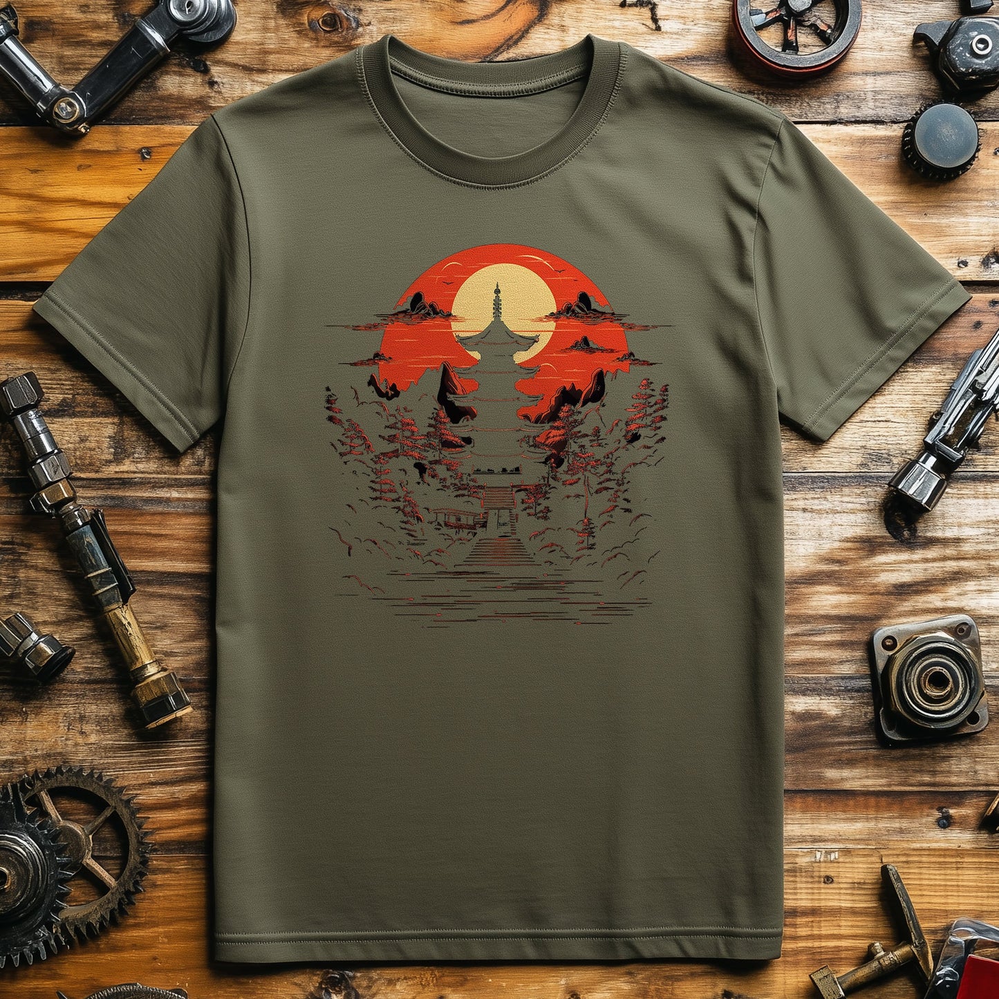 Japanese House T-Shirt: Sunset Vibes