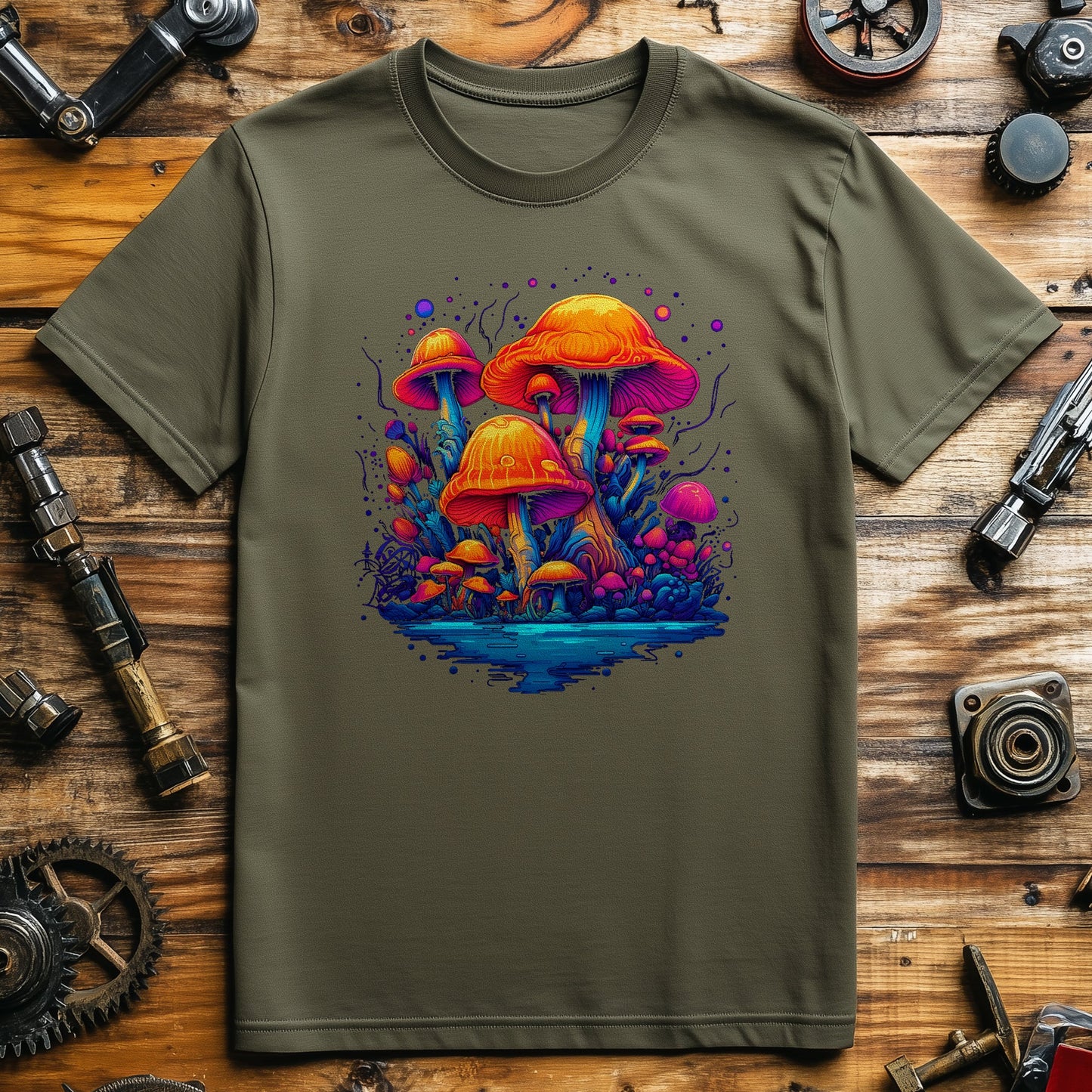 Trippy Mushroom 2 T-Shirt - Dive