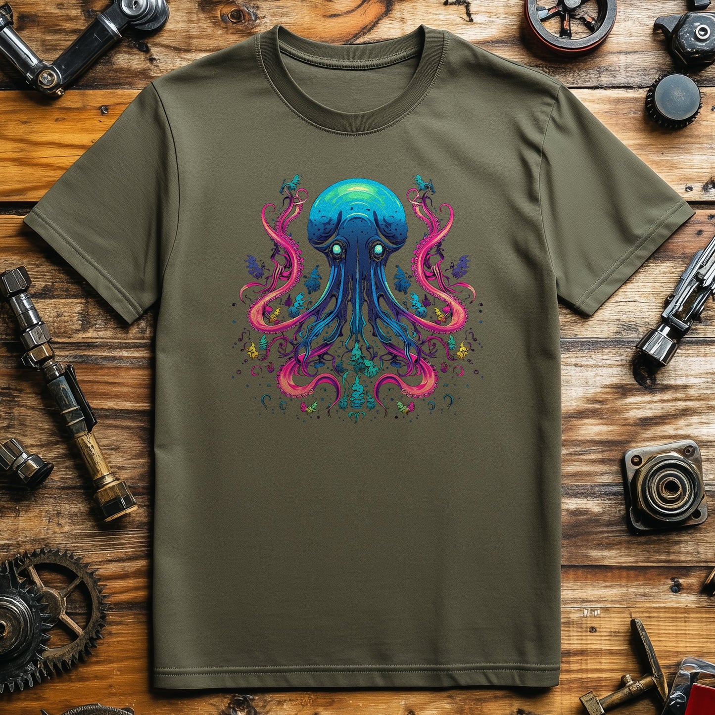 Trippy Octopus 2 T-Shirt - Dive into