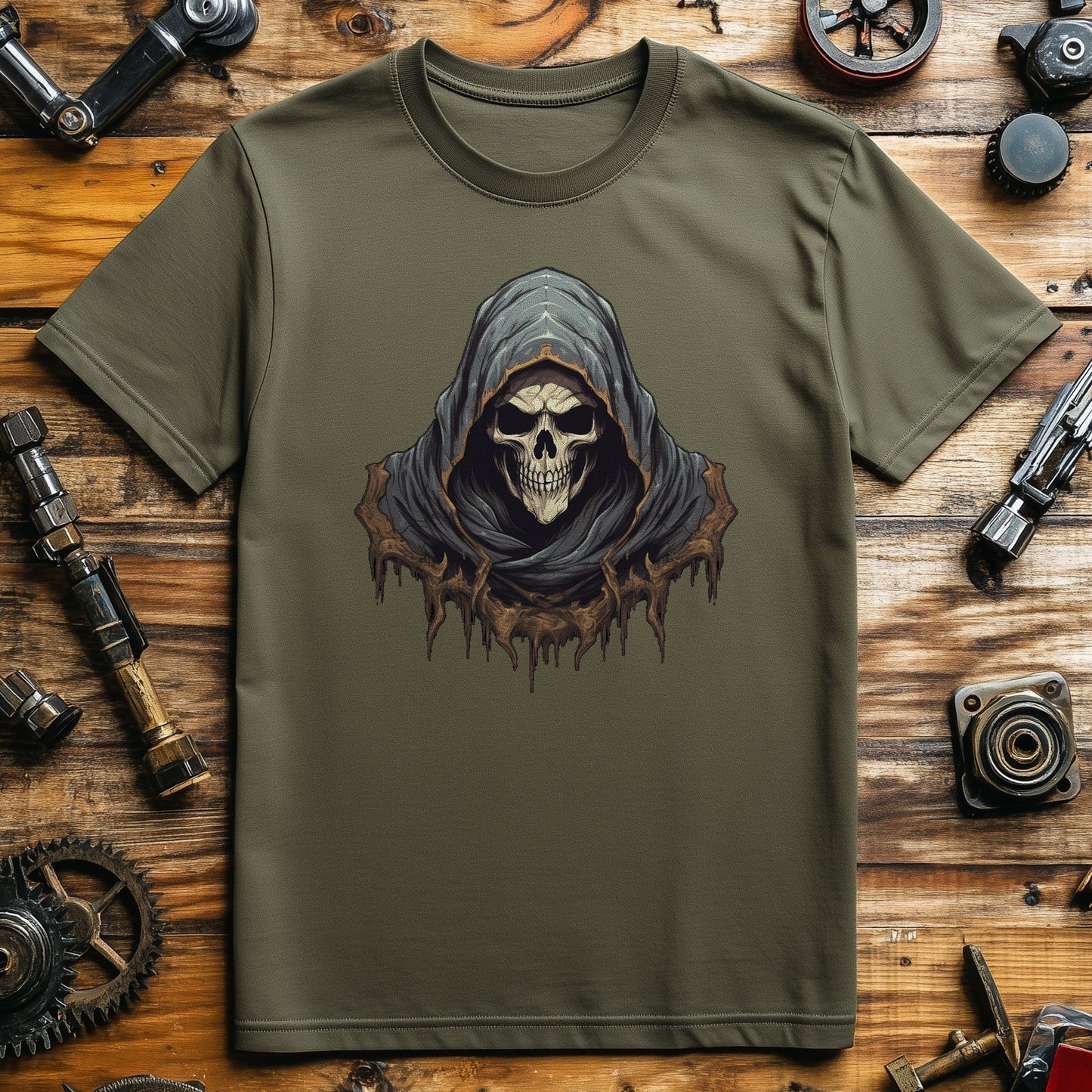 Grim Reaper Hood T-Shirt - Embrace