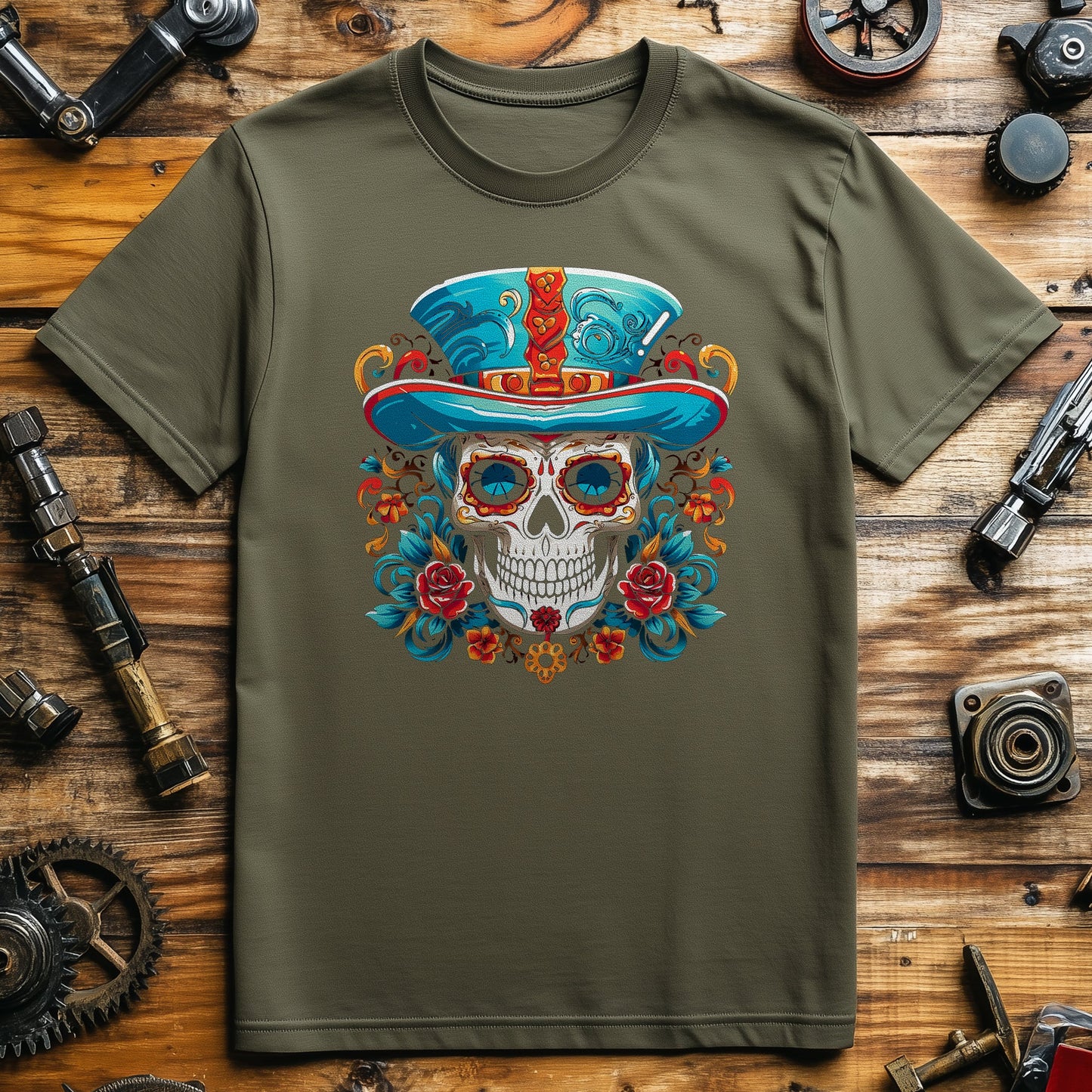 Pirate Sugar Skull T-Shirt - Dress