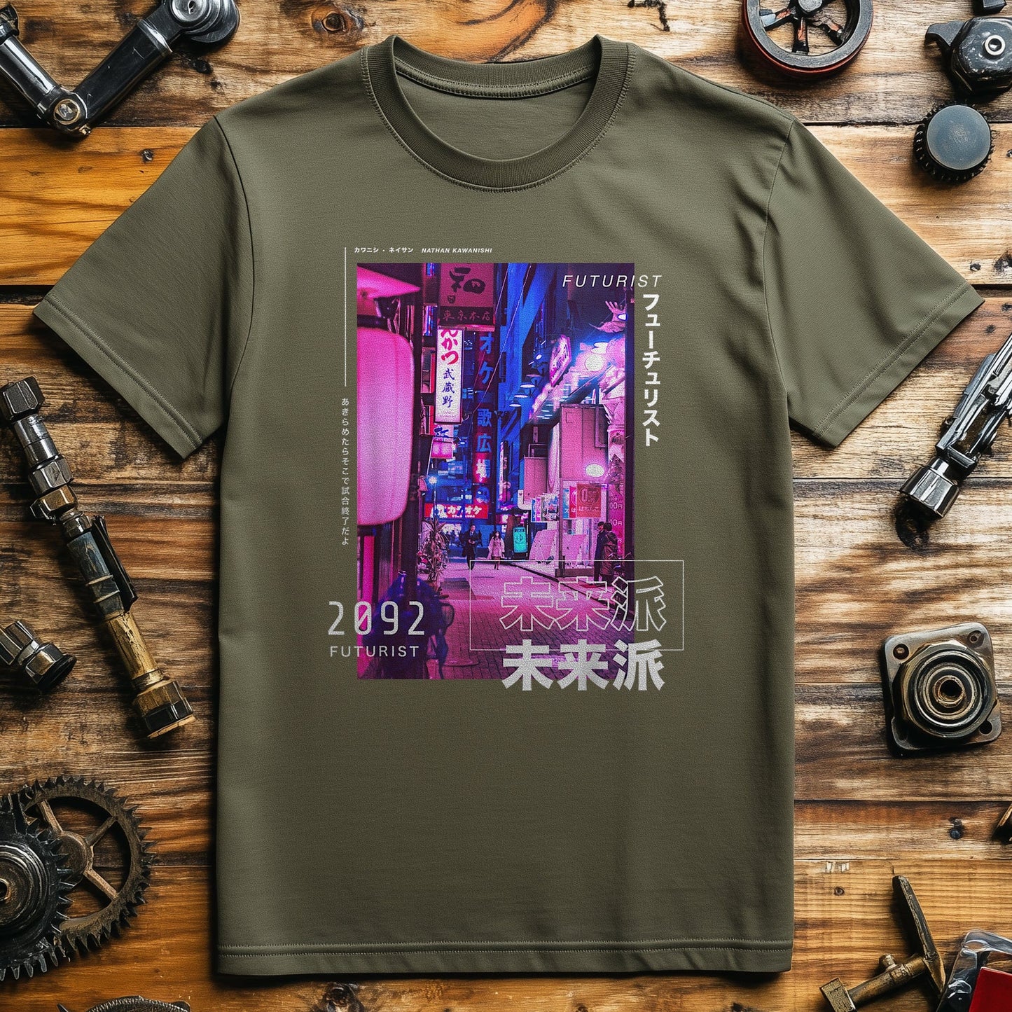 Cyberpunk Tokyo T-shirt - Dive into