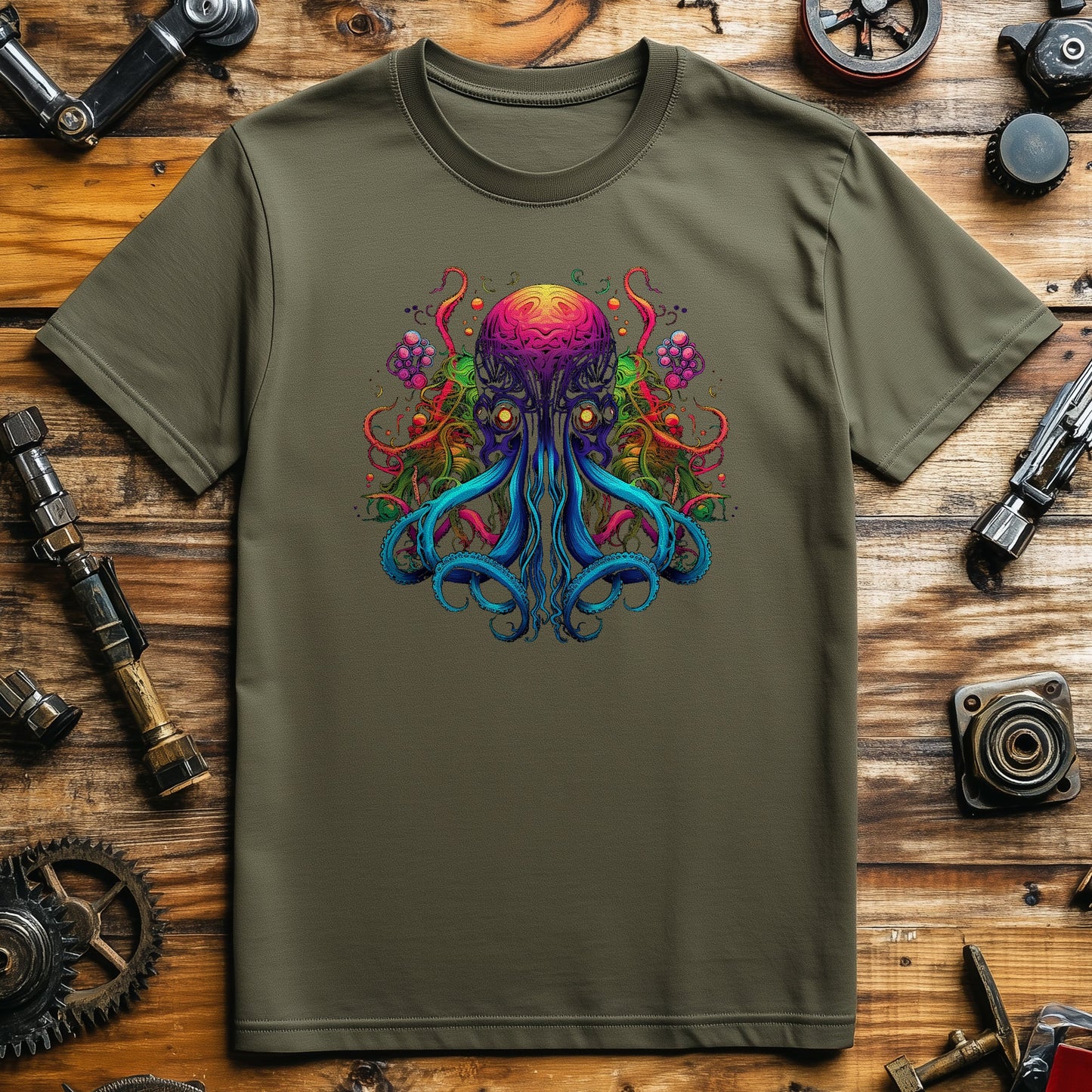 Trippy Octopus 4 T-Shirt -