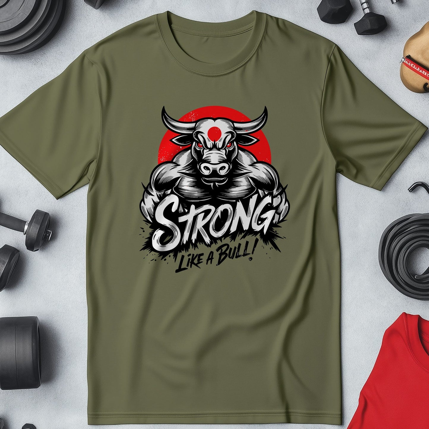 Gym 61 T-Shirt Bull-ief in Yourself!