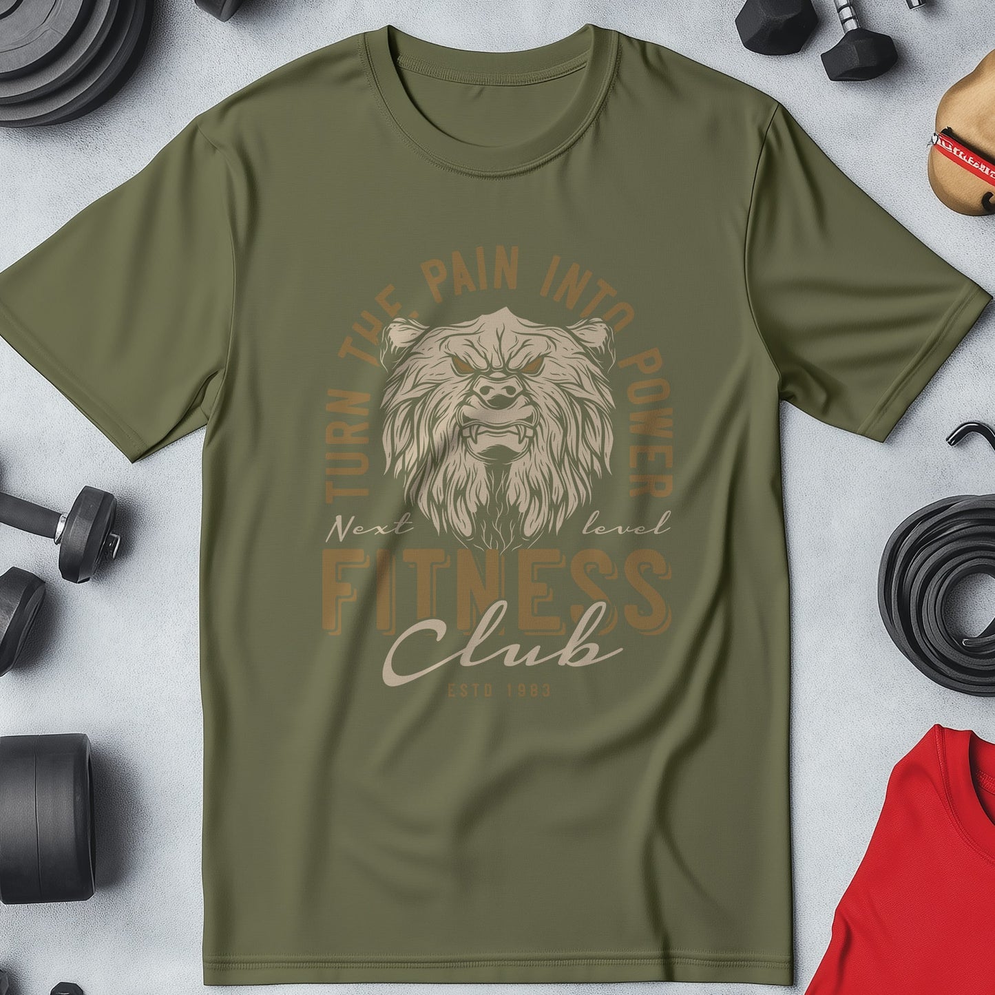 Turn The Pain Bear t-shirt -