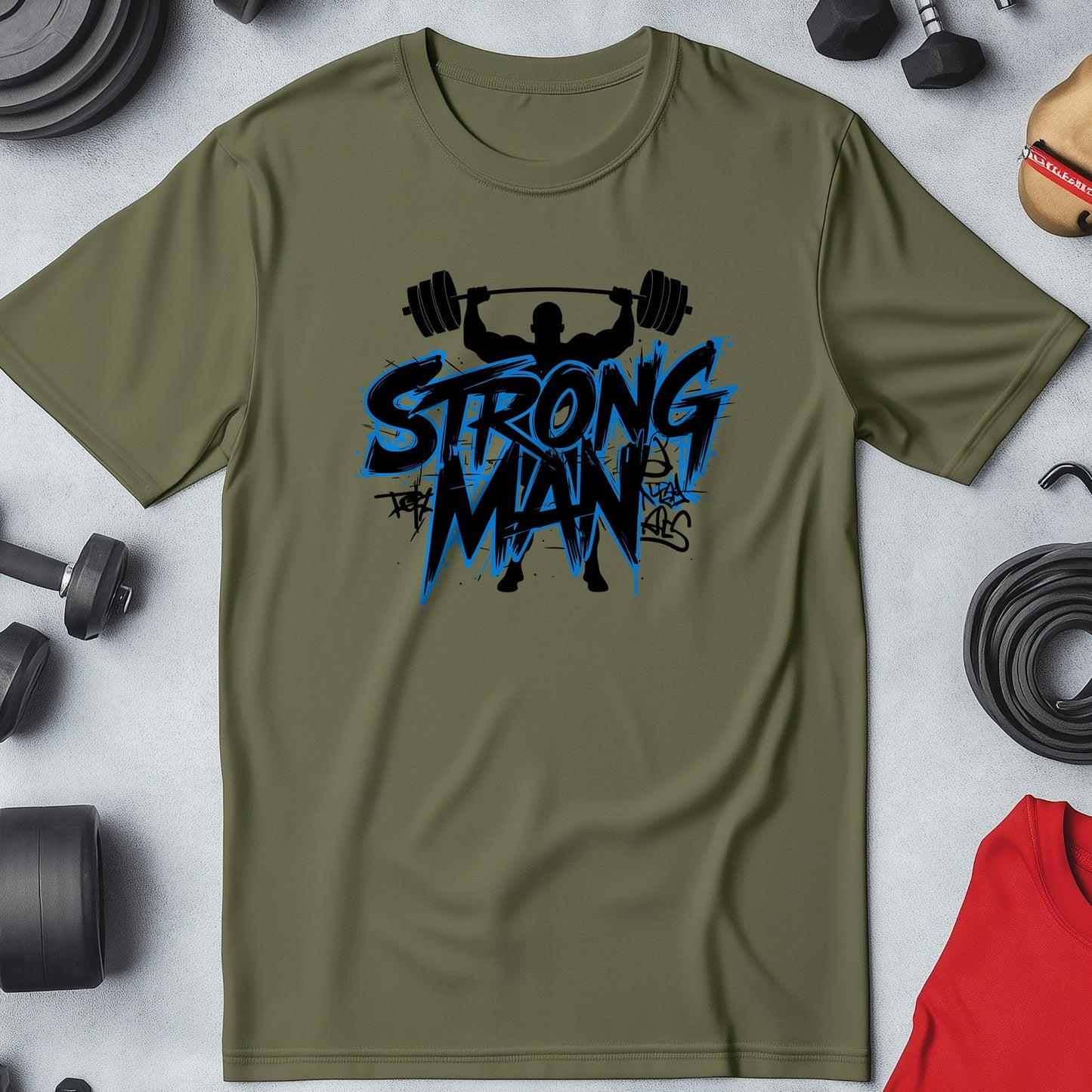 Gym 100 Strong man T-Shirt