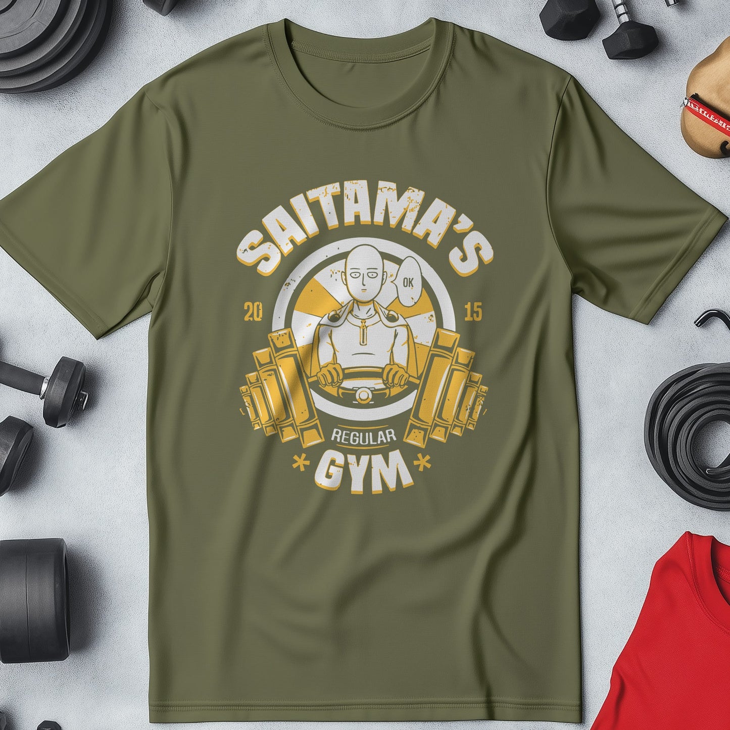 Saitama's Gym T-Shirt - Punching Fun