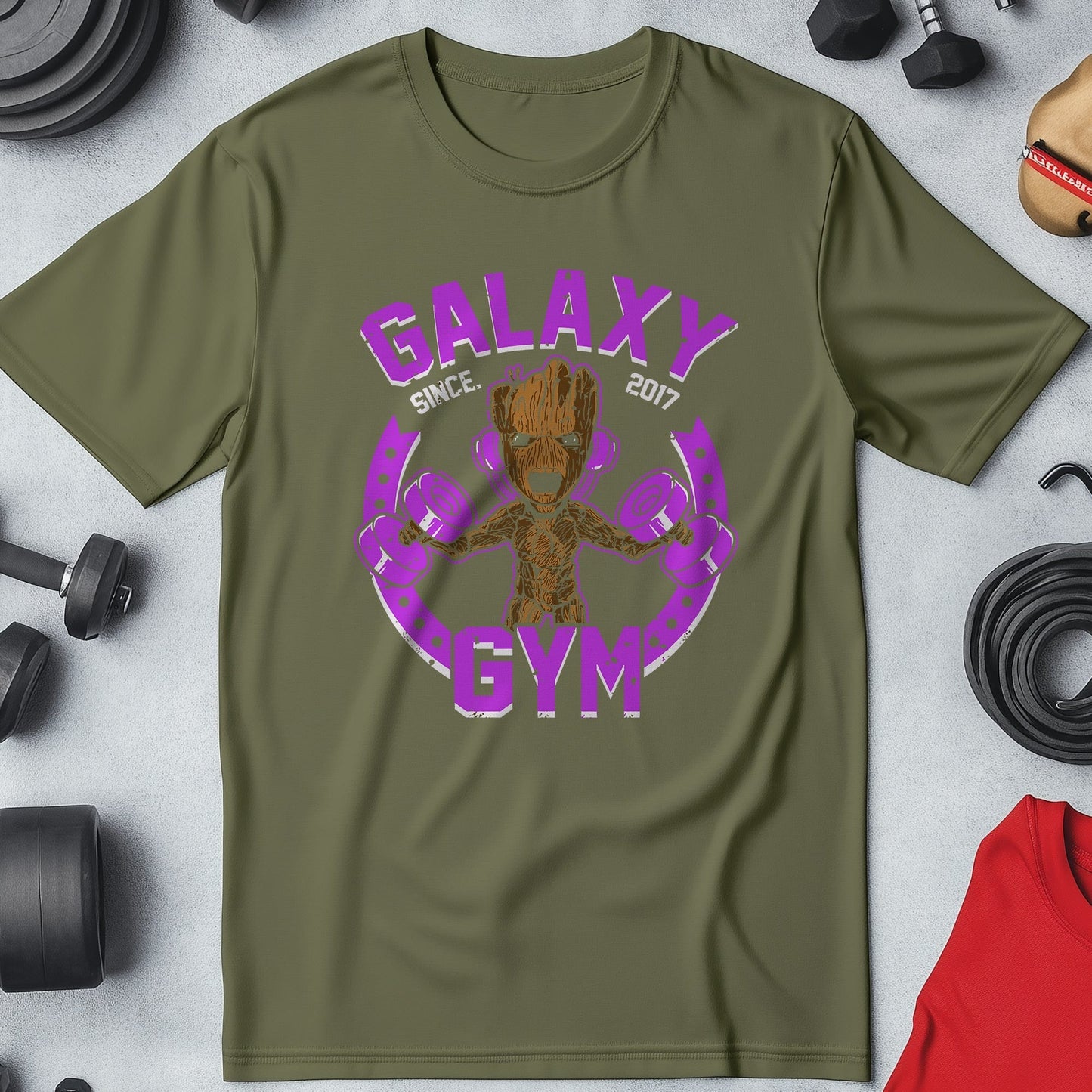 Galaxy Gym t-shirt - Lift weights