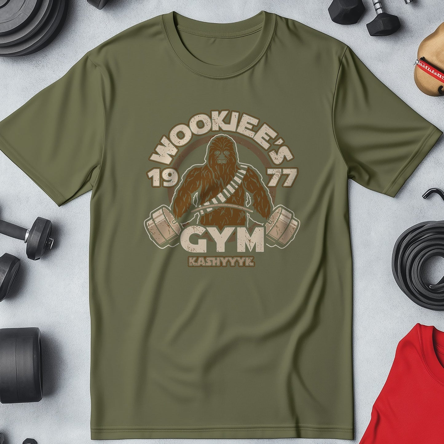 Wookiee Gym T-shirt - Lift Like a