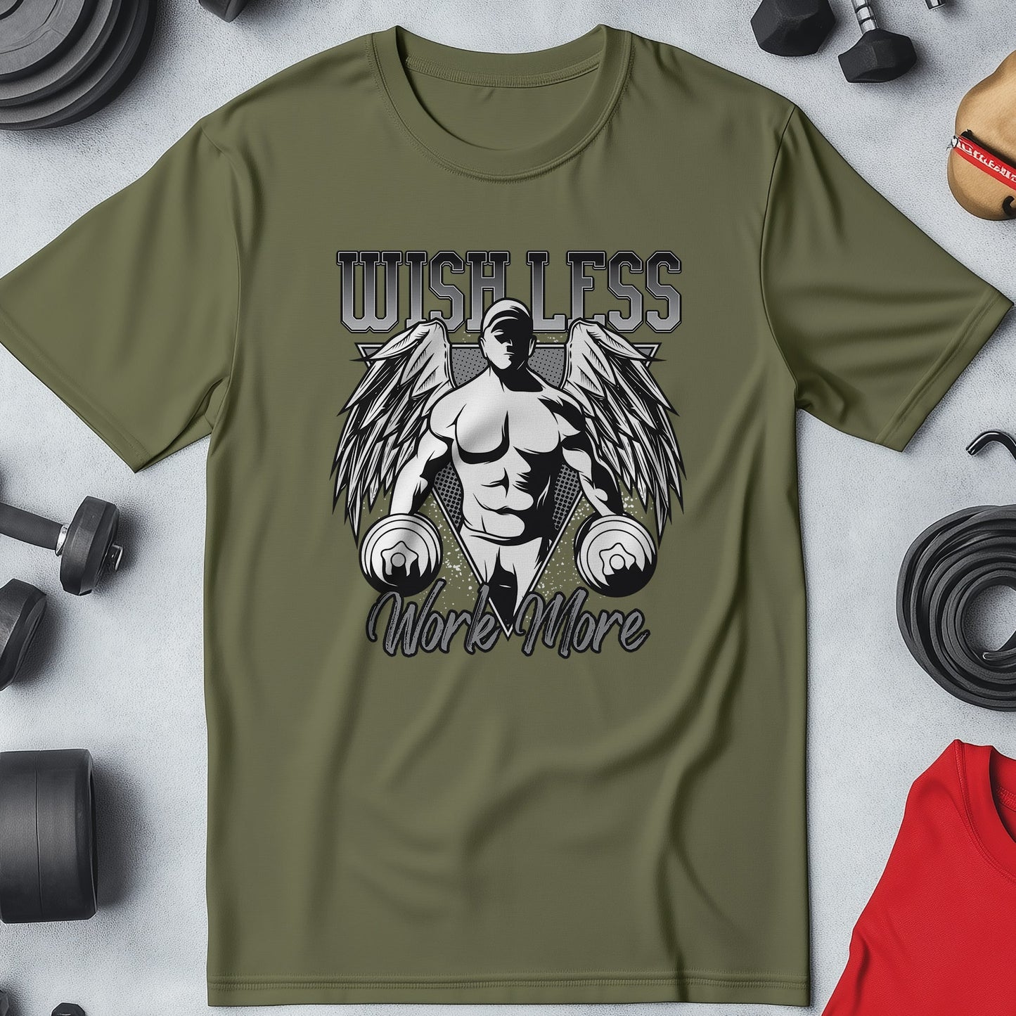 Wish Less Work More T-shirt -