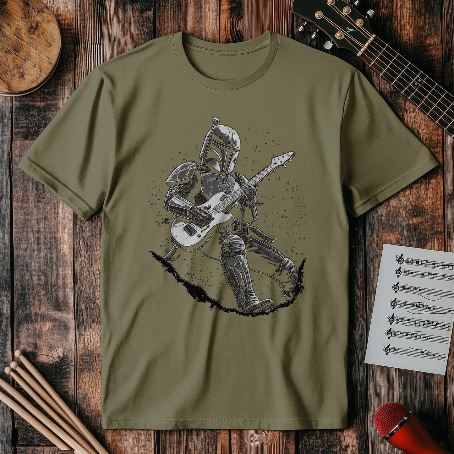 Boba GuitarRocks t-shirt - Strumming