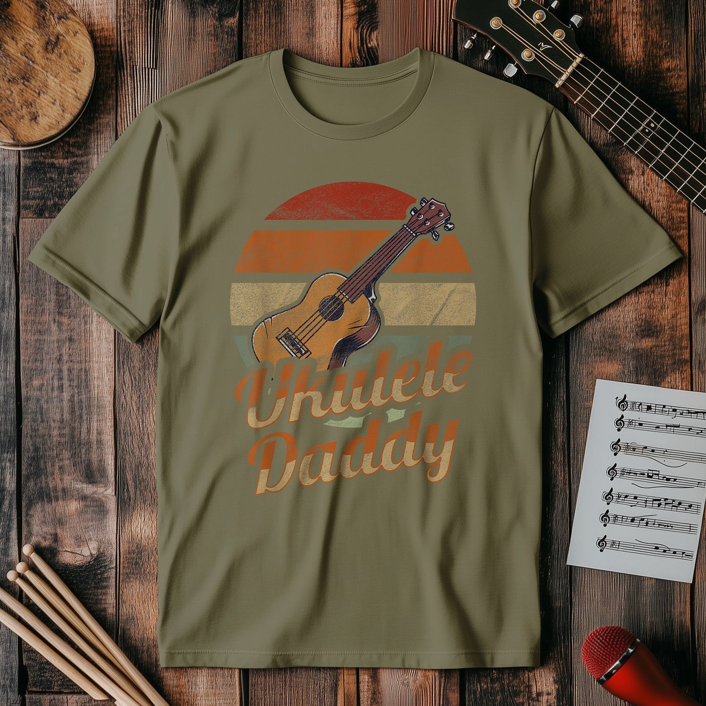 Ukulele Daddy T-Shirt - Strum Along