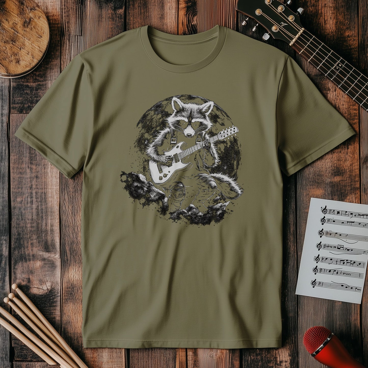 Rocket Guitar Rocks T-Shirt