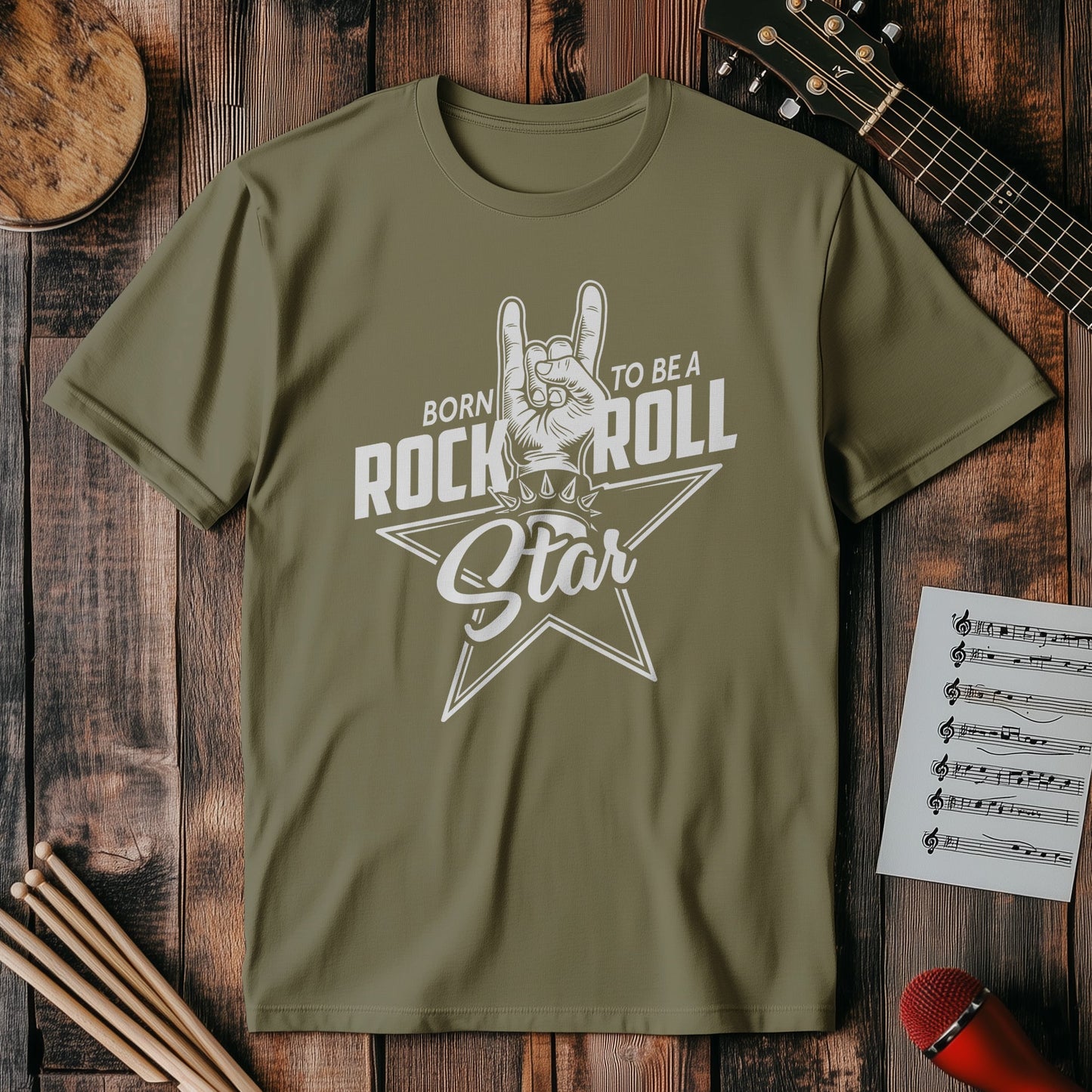 Rock Roll Star T-shirt - Unleash