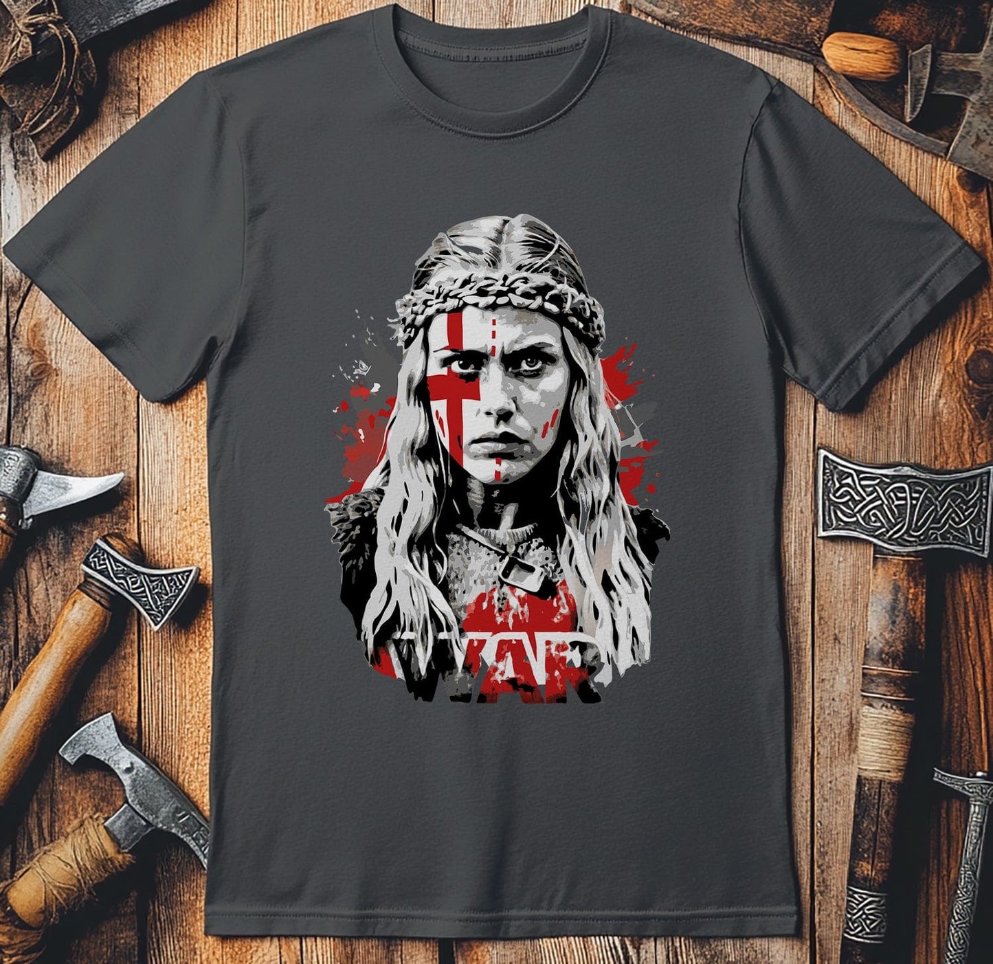 Vikings Nordic73 T-Shirt Viking woman warrior