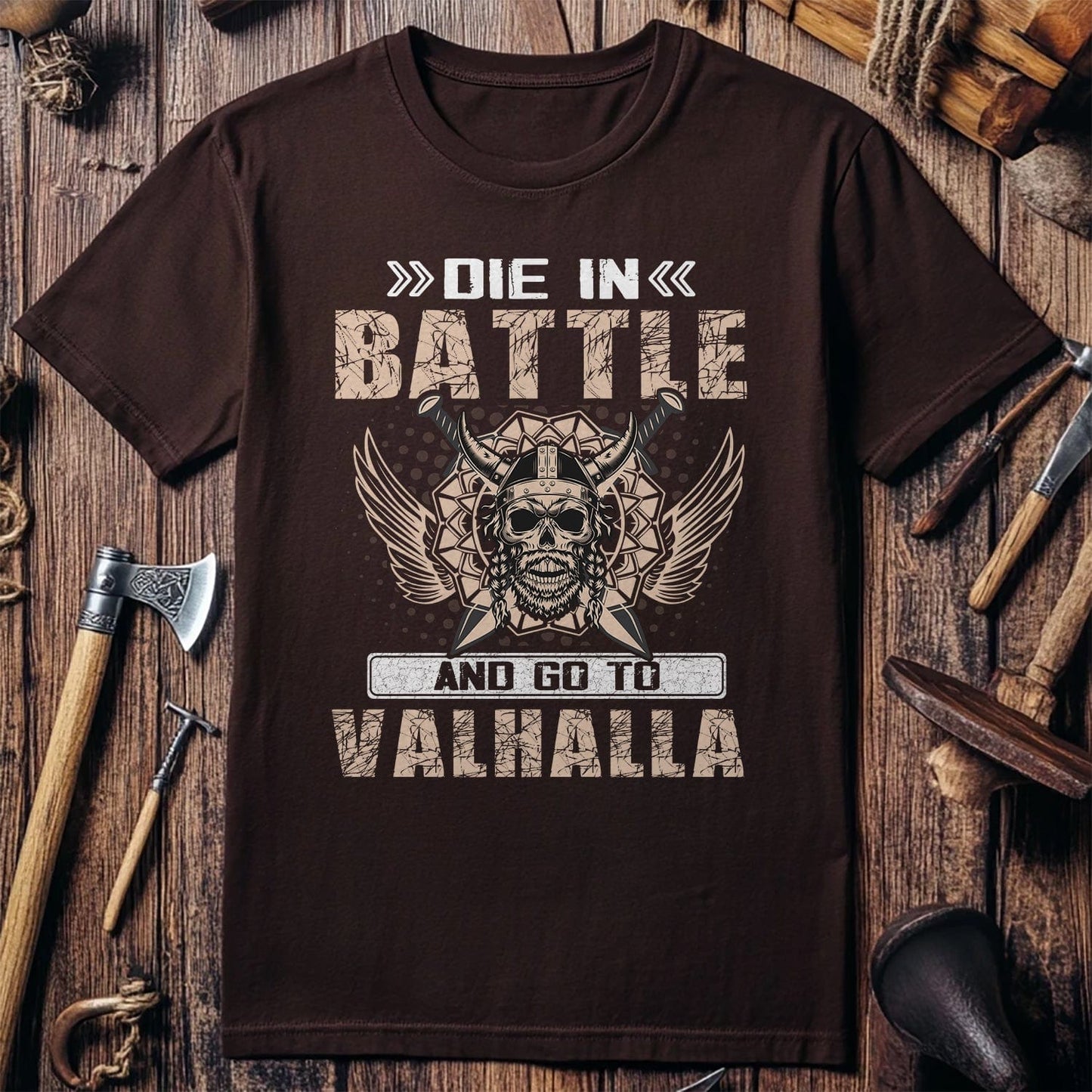 Die in Battle and Go to Valhalla T-Shirt