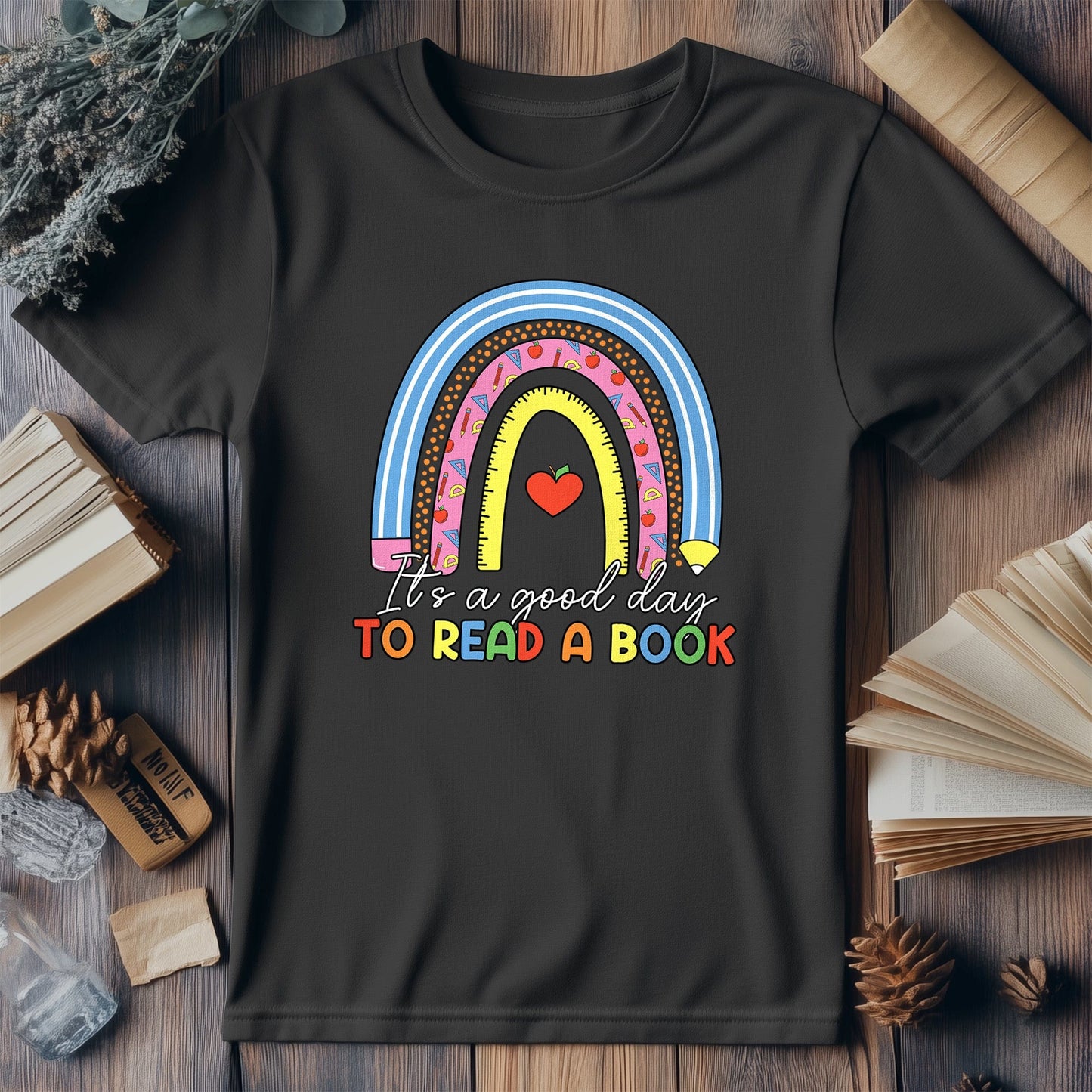 Rainbow Reading T-Shirt