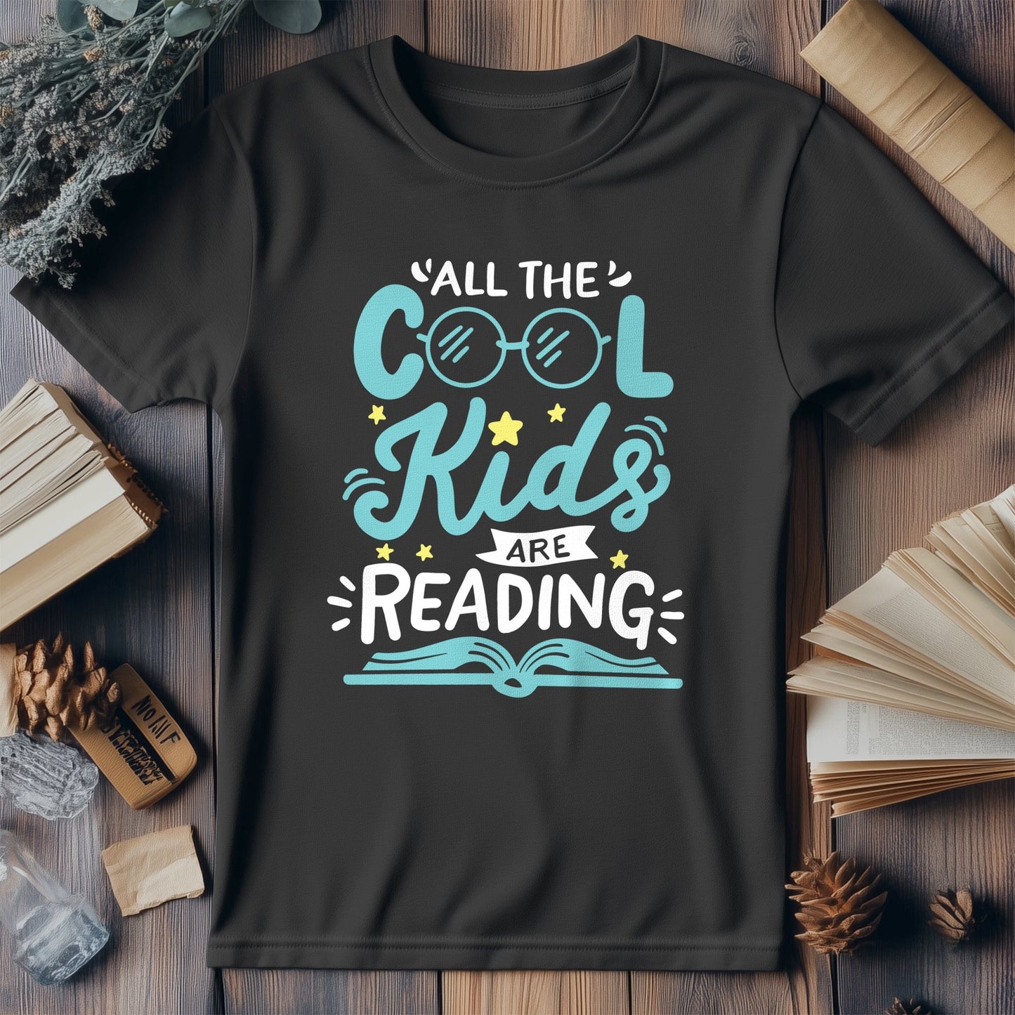 All the Cool Kids Reading T-Shirt
