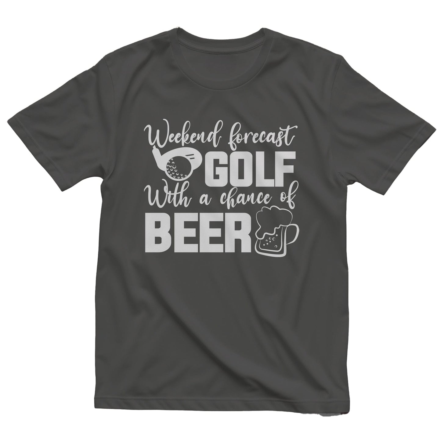Golf-65 T-Shirt Golf With A Glass Of Beer