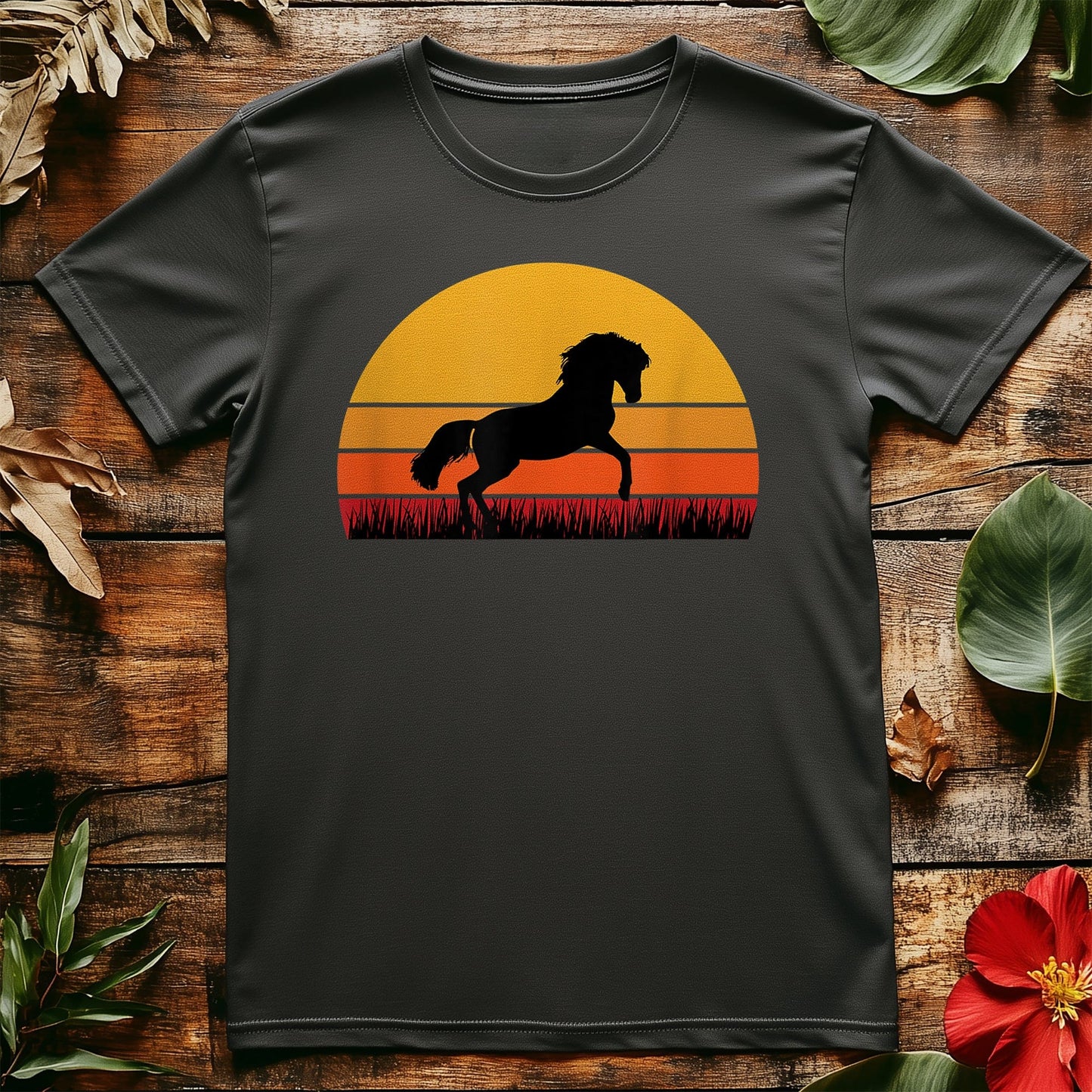 Horse Equine Sunset T-shirt