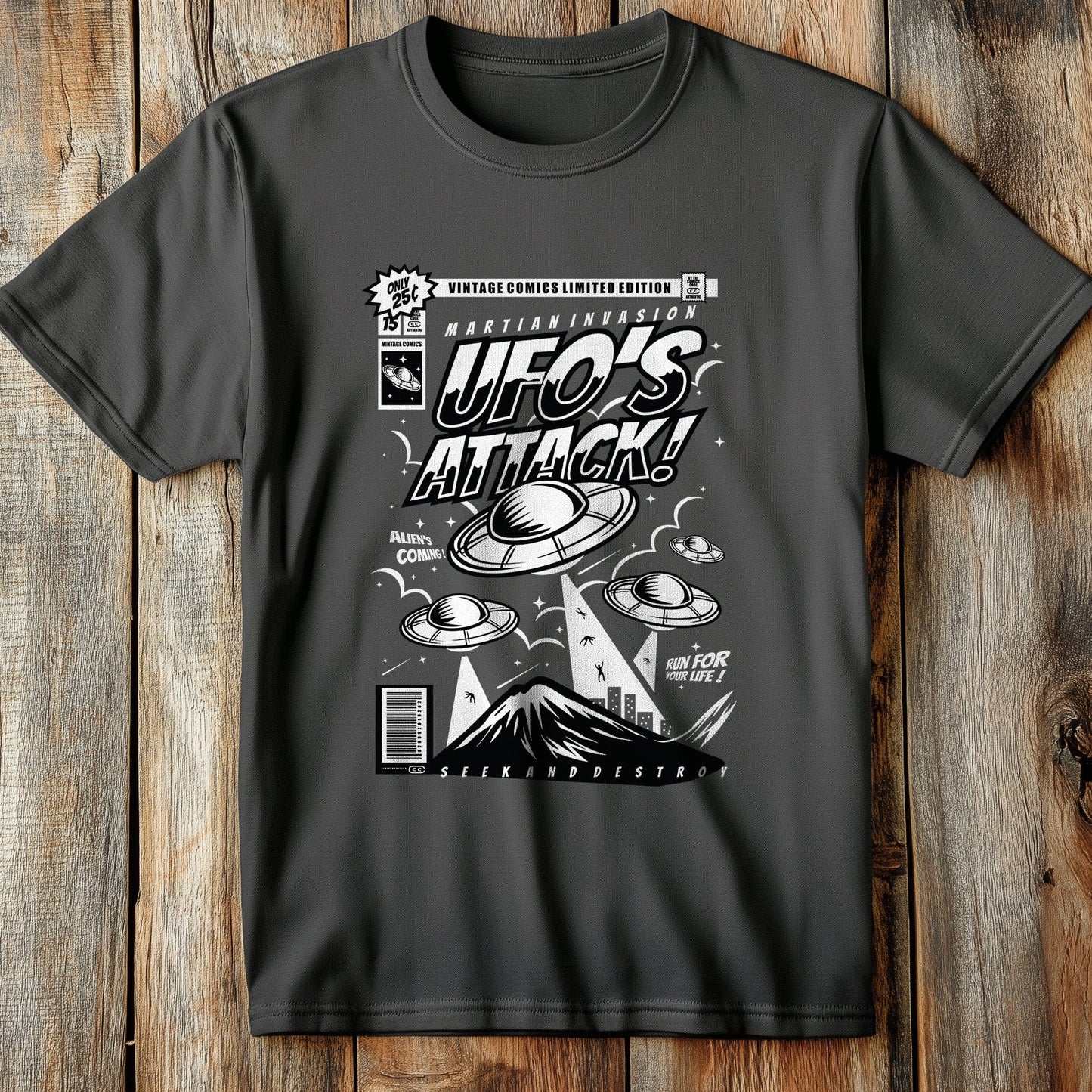 UFO Alien Attack T-Shirt