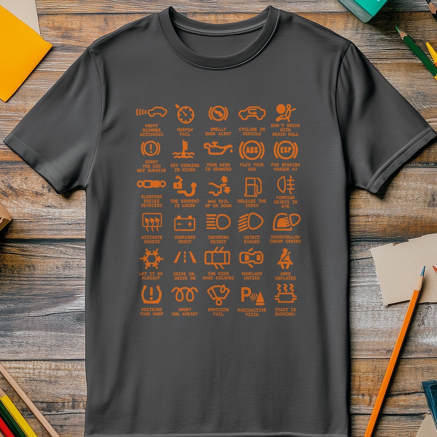 Car Dash Lights T-Shirt - Light Up
