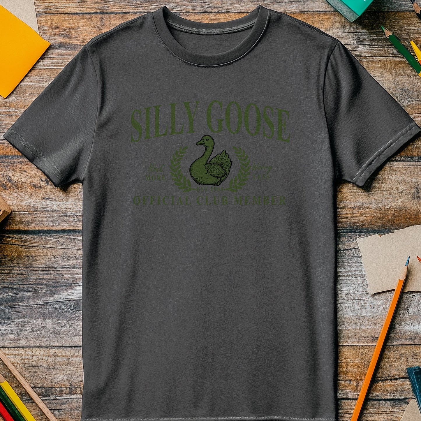 Silly Goose Member Green T-Shirt