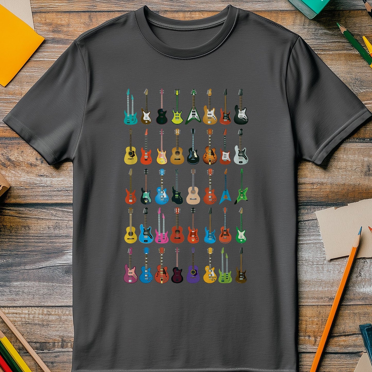 Love Guitars T-Shirt - Rock Your Heart
