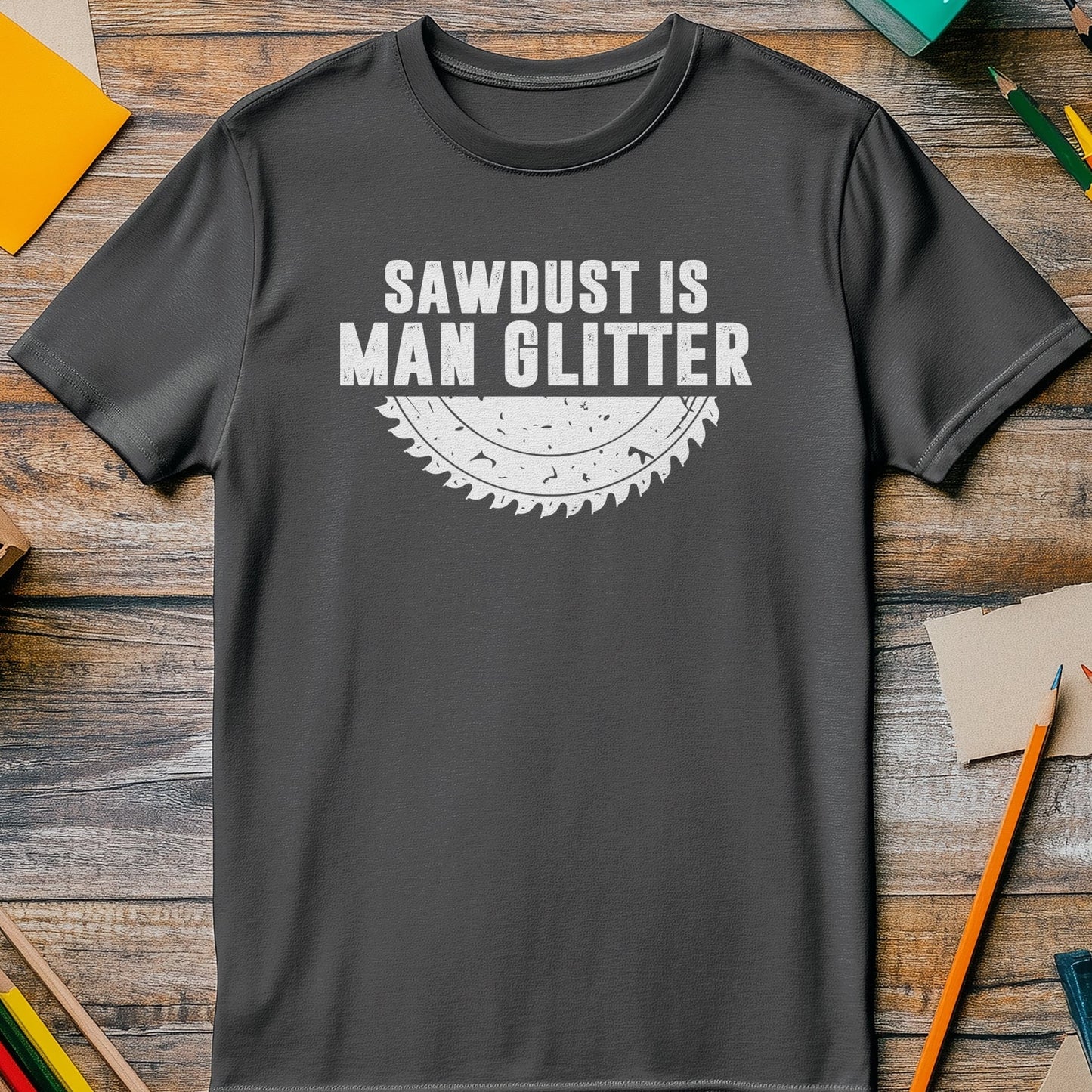 Sawdust Man Glitter 4 T-Shirt