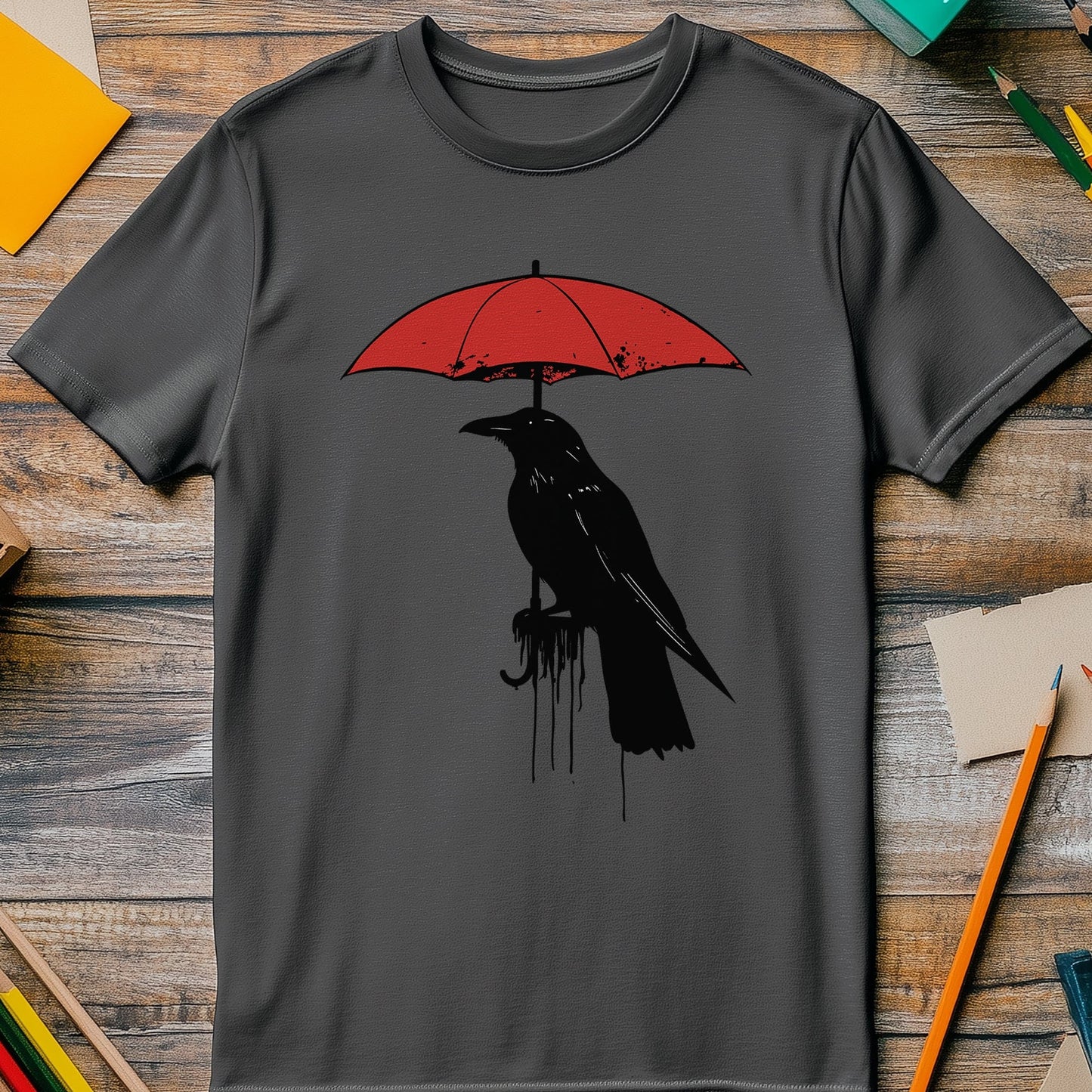 Raven Rain 2 T-Shirt - Quirky & Darkly
