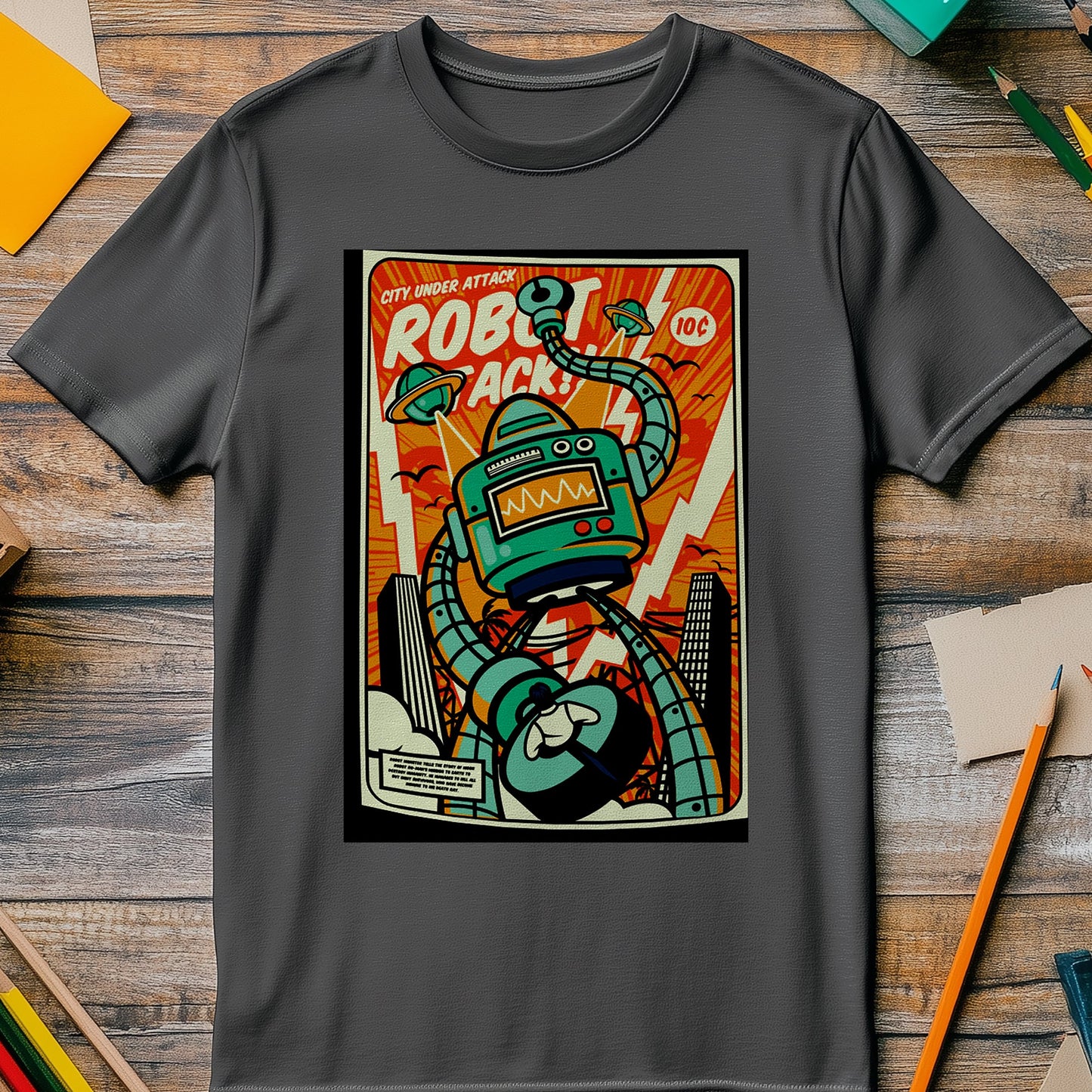 Robot-Attack T-Shirt