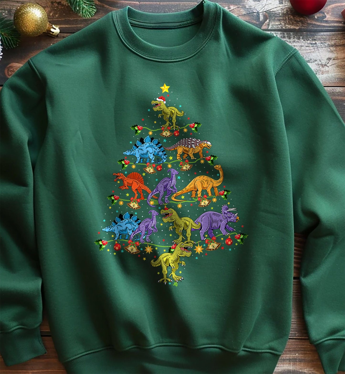 Dino-Mite Christmas Sweatshirt