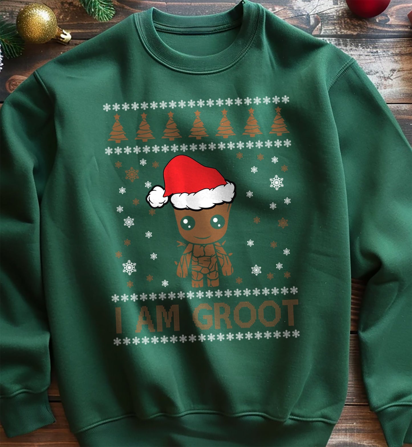 Old I Am Groot Xmas Sweatshirt