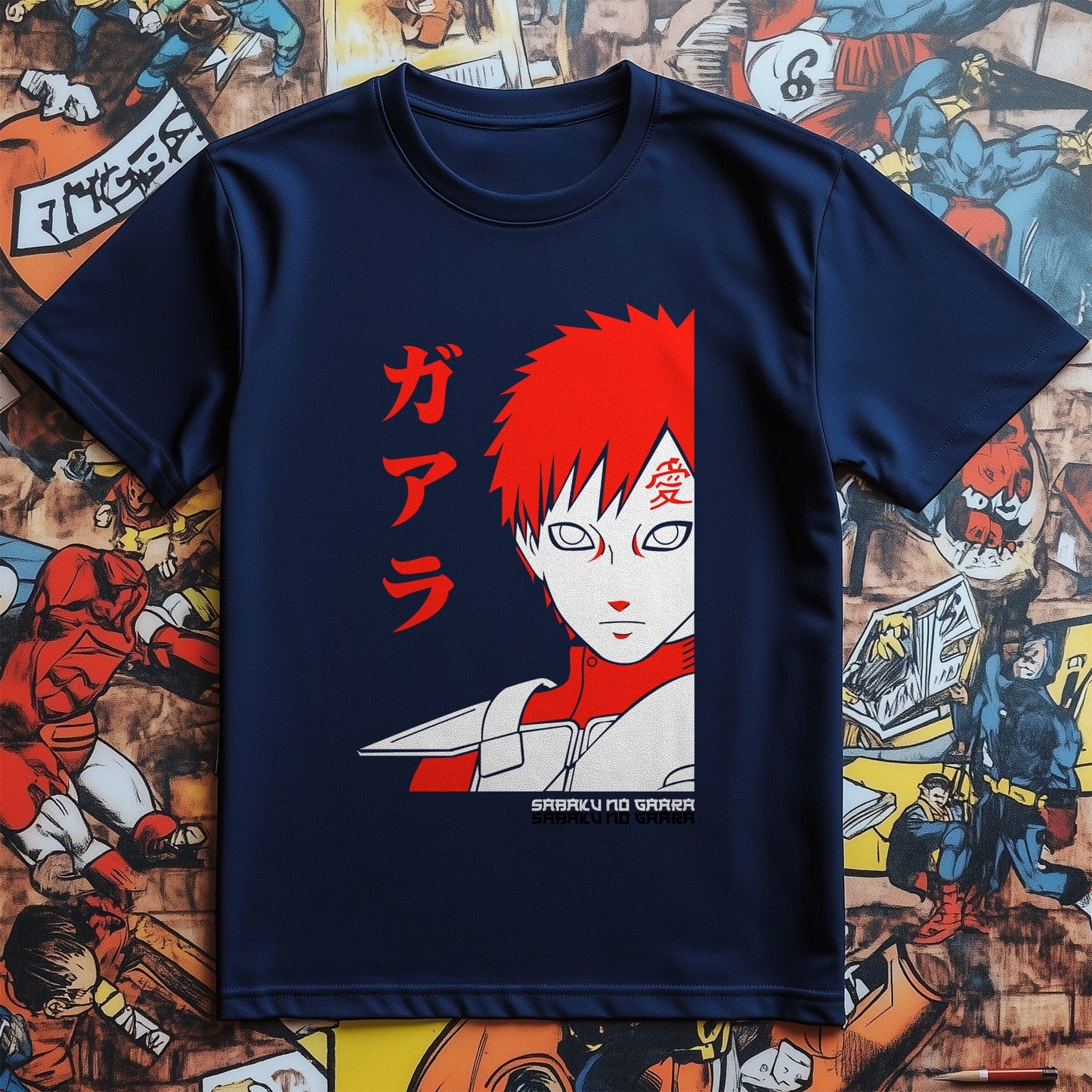 Sabaku T-Shirt Naruto Inspired Funny