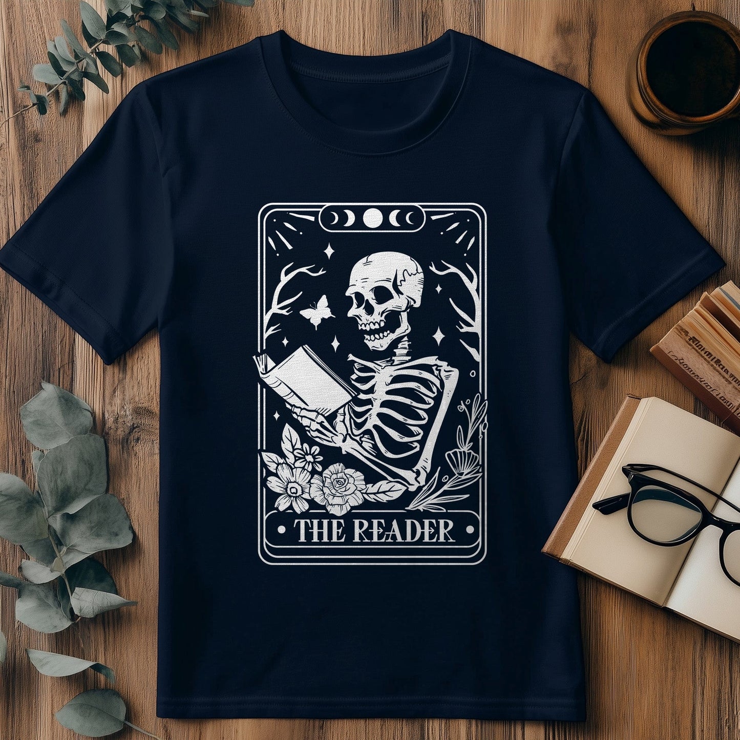 Tarot Reader Skeleton T-Shirt