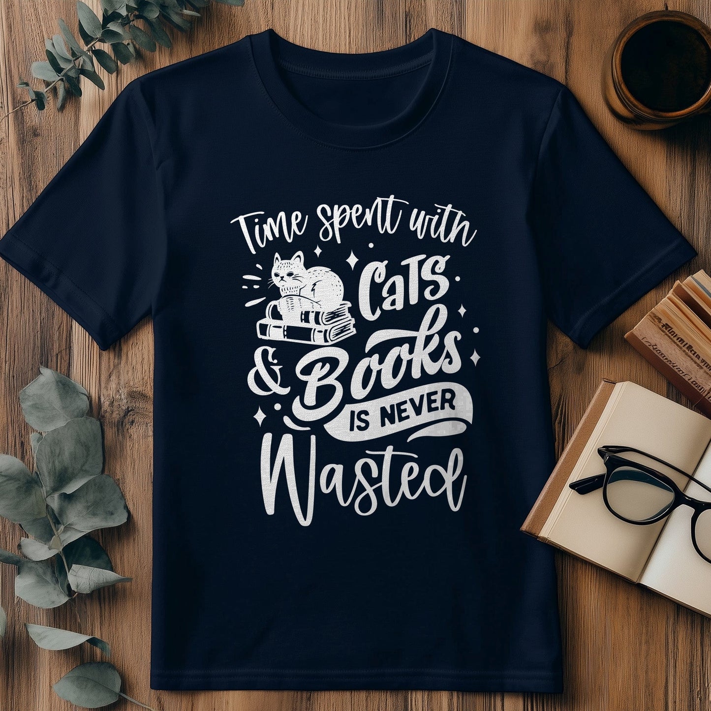 Time Spent with Whiskers T-Shirt