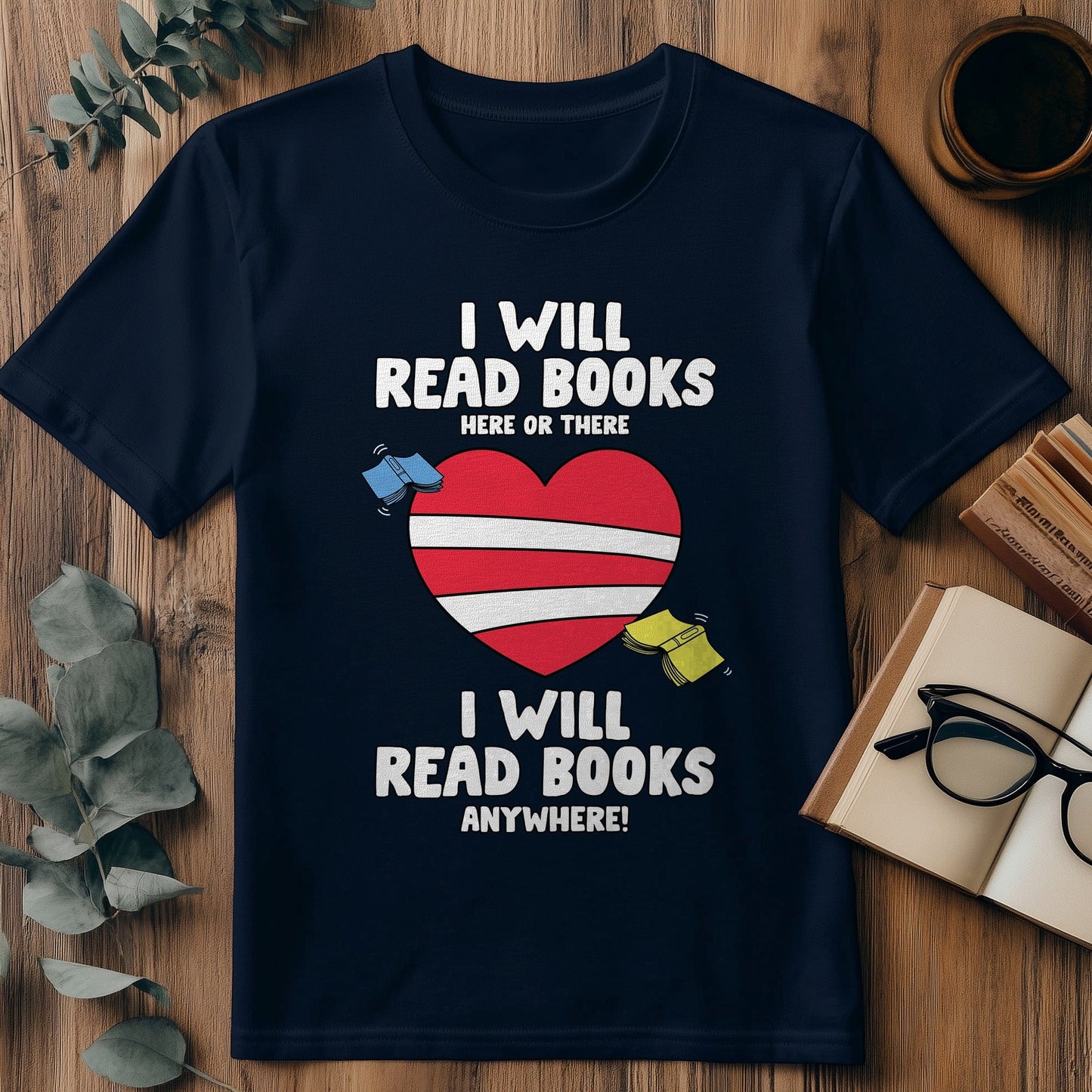 Read Here or There T-Shirt