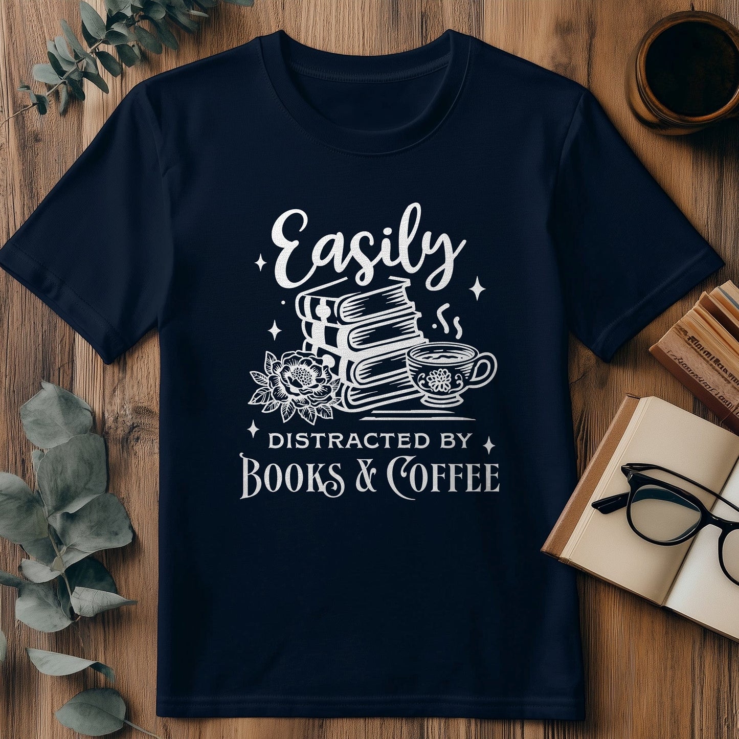 Easily Distracted 2 Wh t-shirt