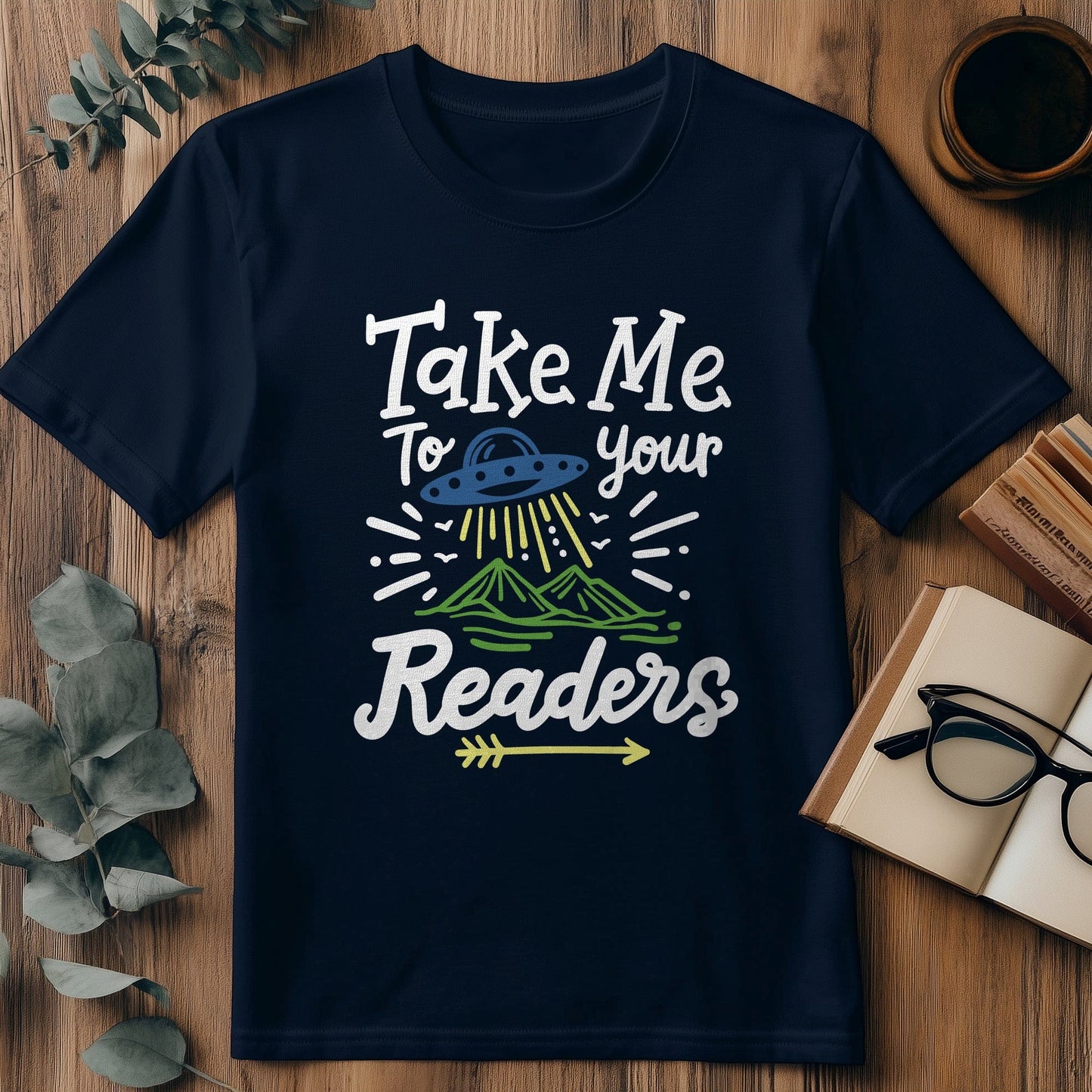 Take Me to Your Readers Kids Tee