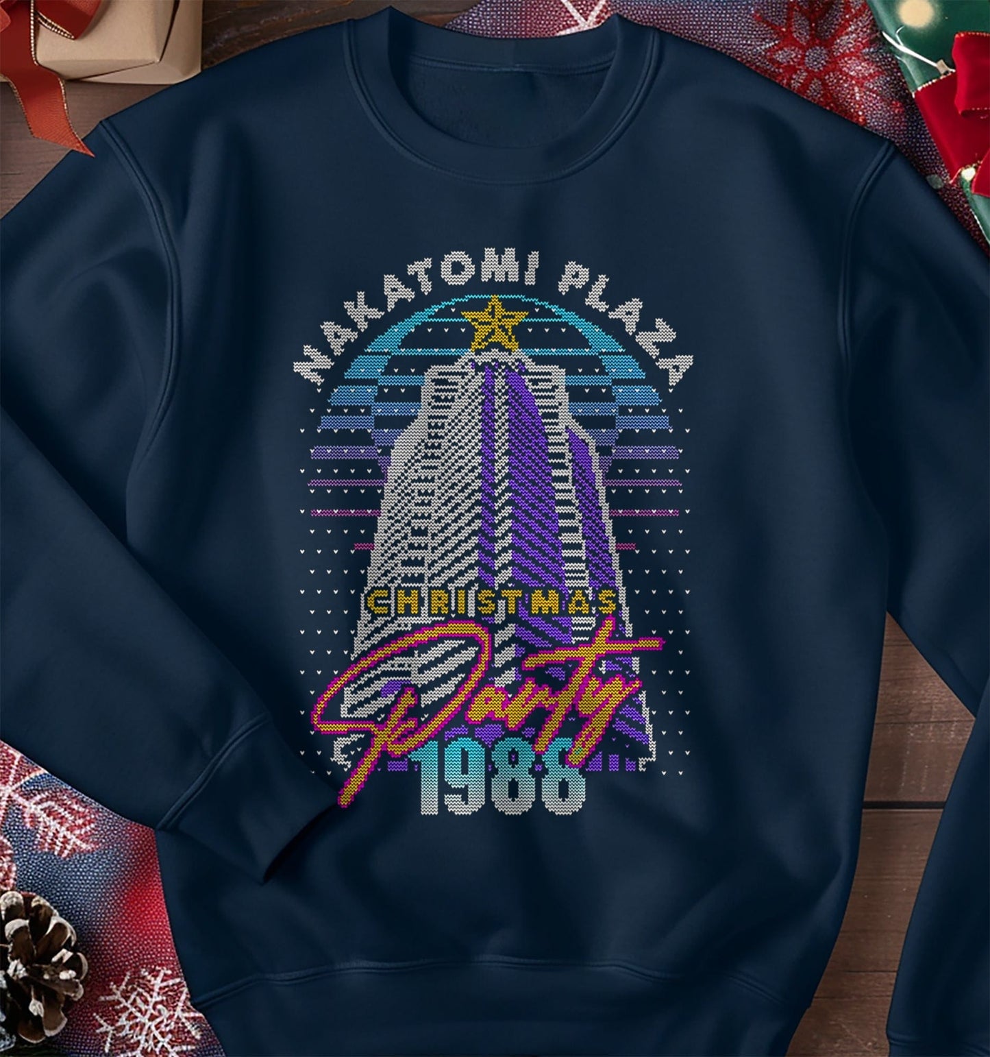 8bit Retro Nakatomi Plaza Sweatshirt