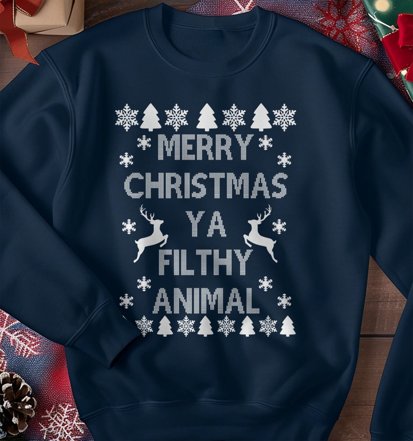 Filthy Animals Christmas Sweatshirt
