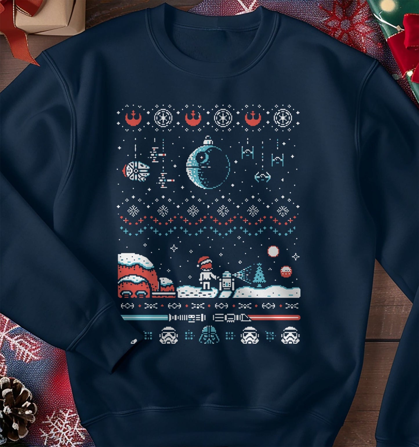 Galaxy Battle Christmas Sweatshirt