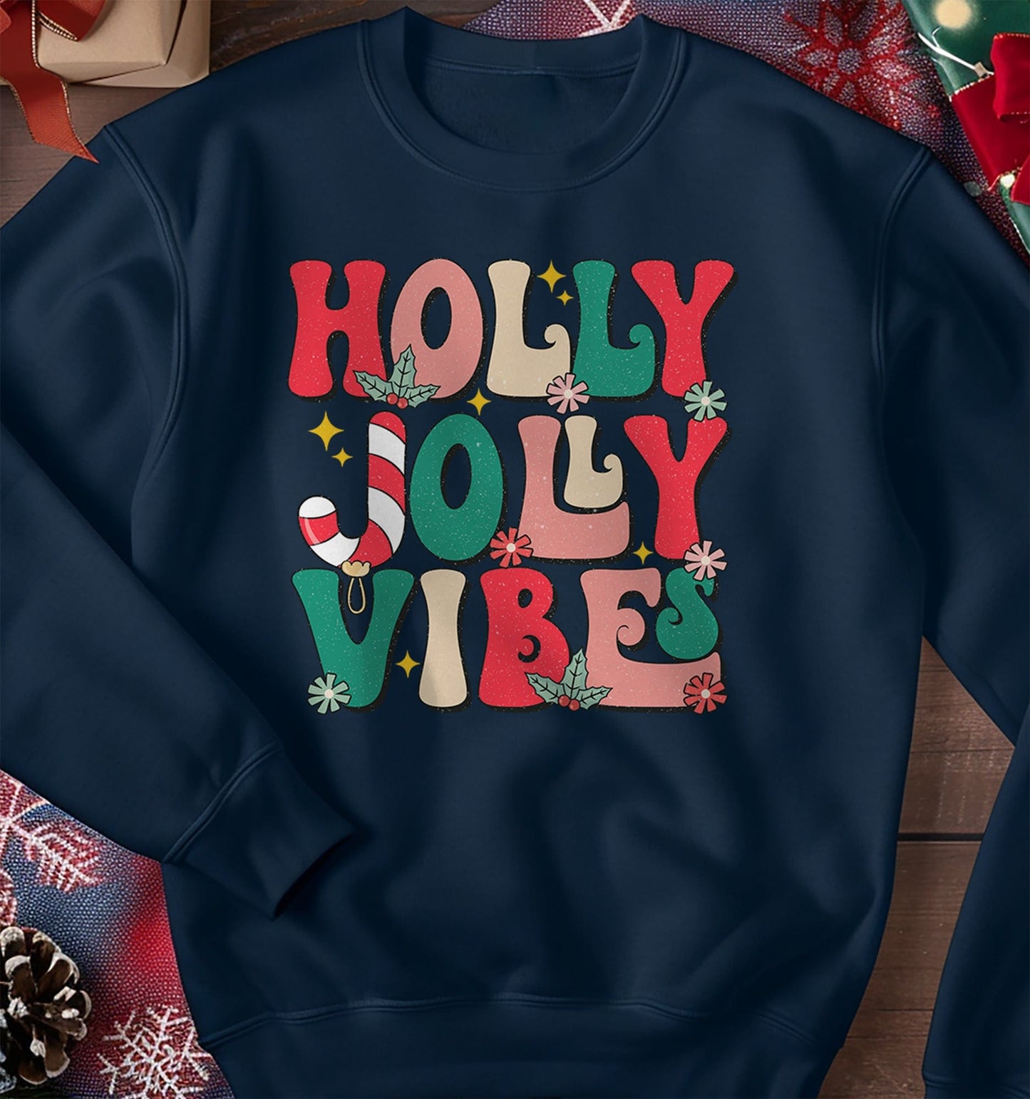 Holly-Jolly-Vibes Sweatshirt
