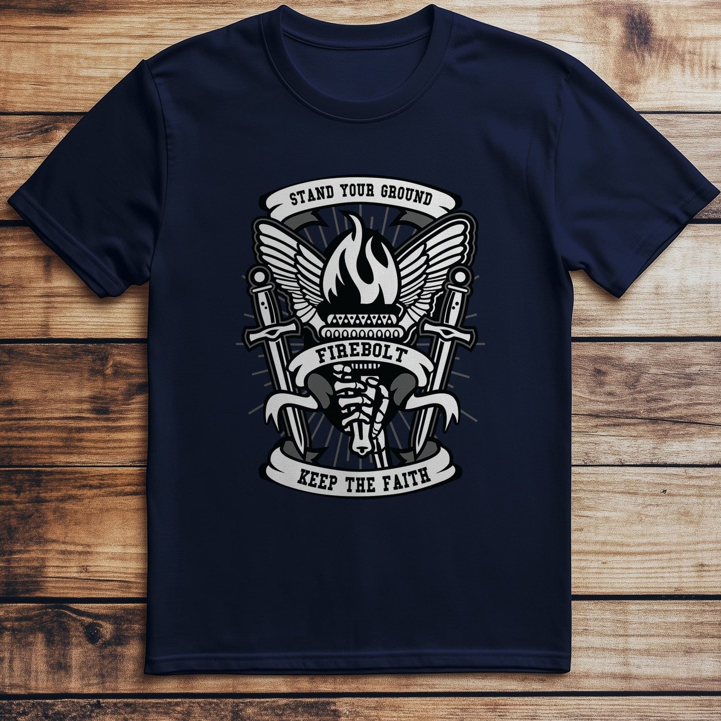 Torch T-shirt - Light Up Your Day with